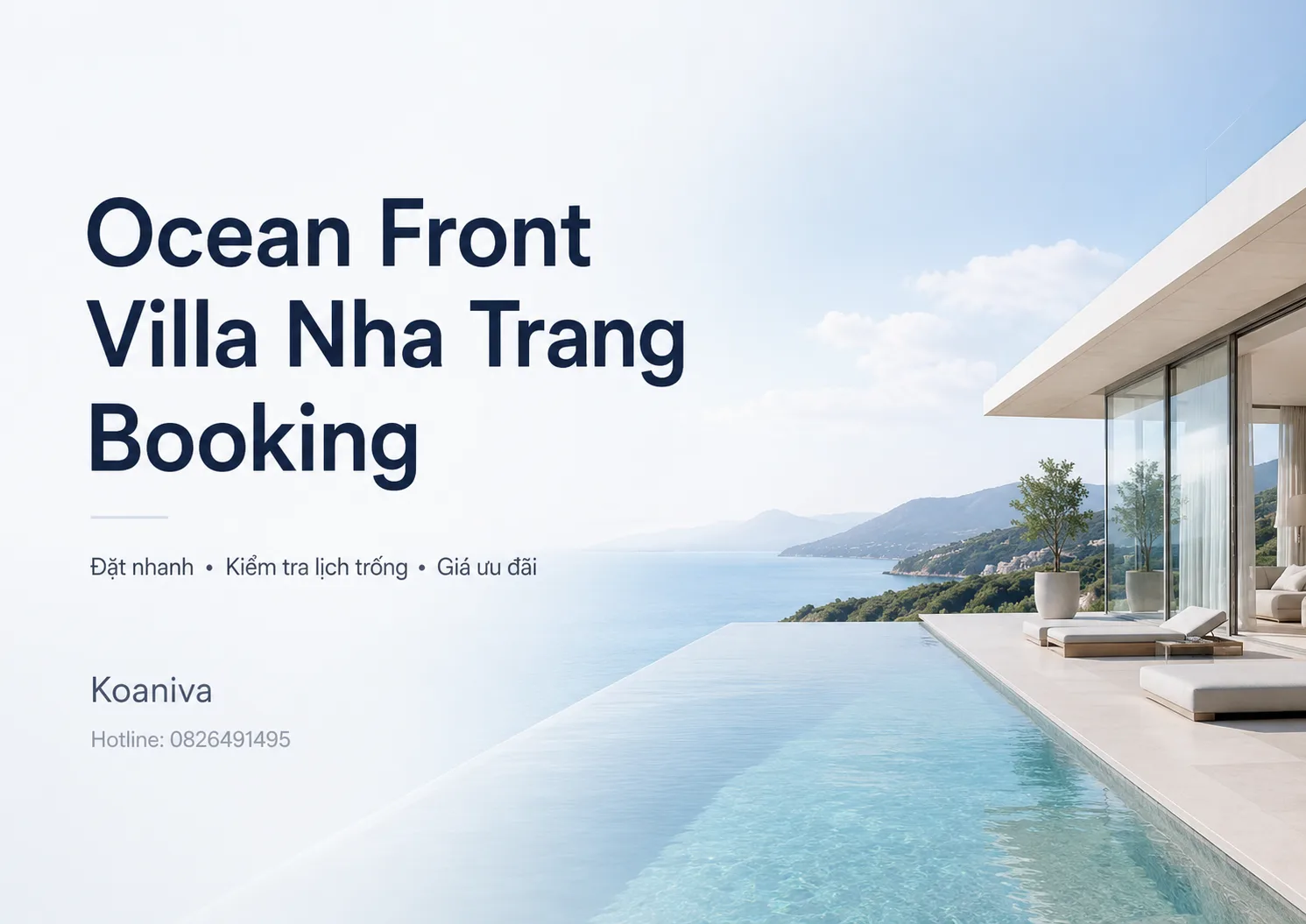 Ocean Front Villa Nha Trang Booking – Kiểm Tra Lịch Trống, Giá Tốt