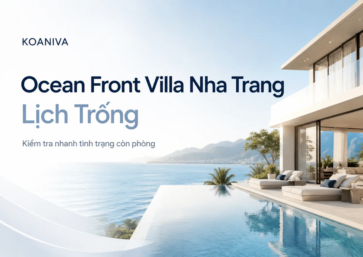 Ocean Front Villa Nha Trang Lịch Trống – Kiểm Tra Nhanh 2026