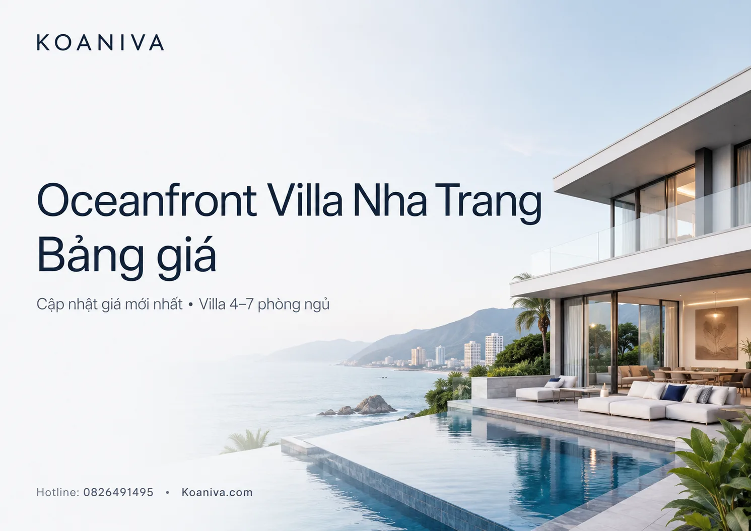 Oceanfront Villa Nha Trang Bảng Giá Mới Nhất | Đặt Qua Koaniva