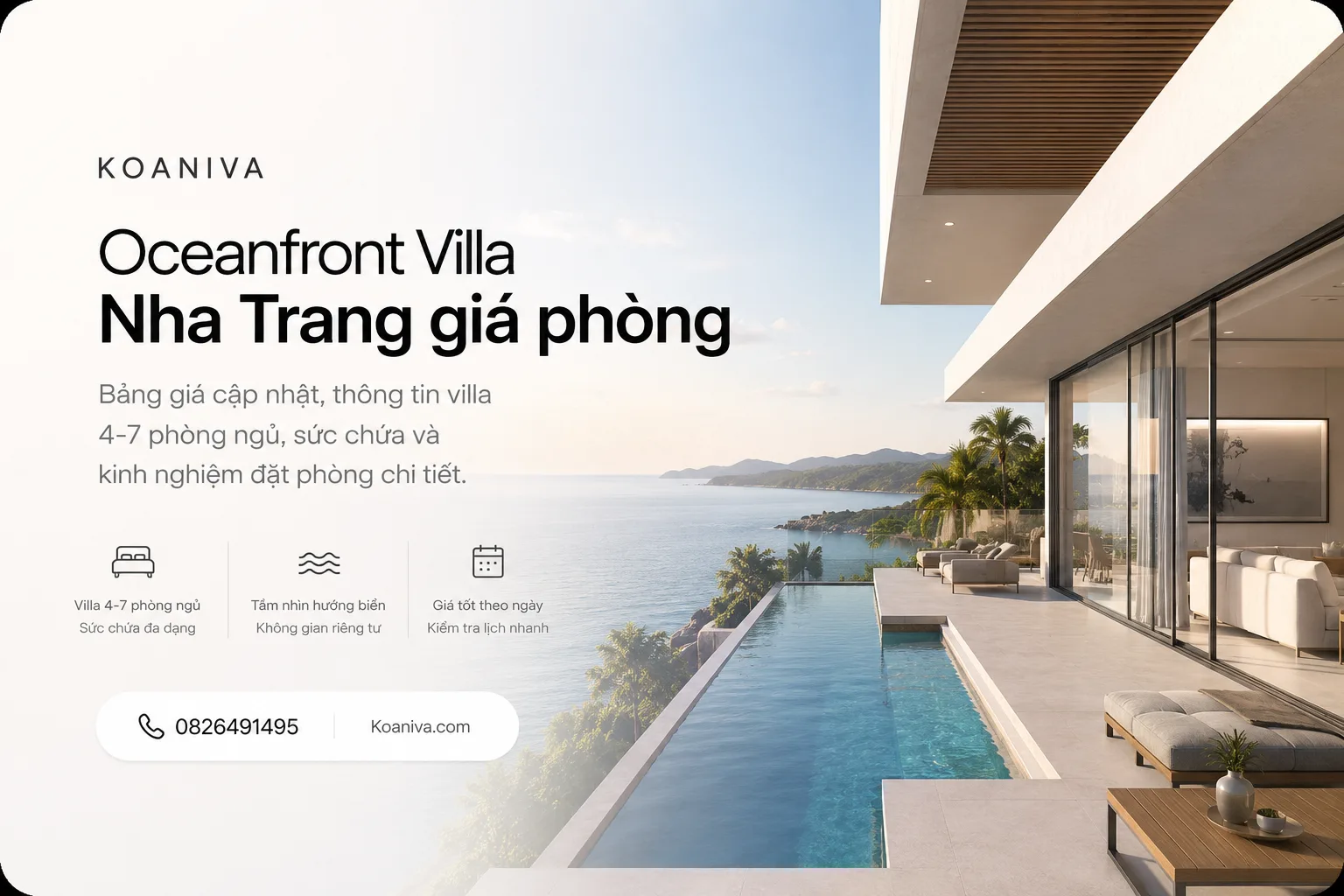 Oceanfront Villa Nha Trang Giá Phòng Mới Nhất | Koaniva