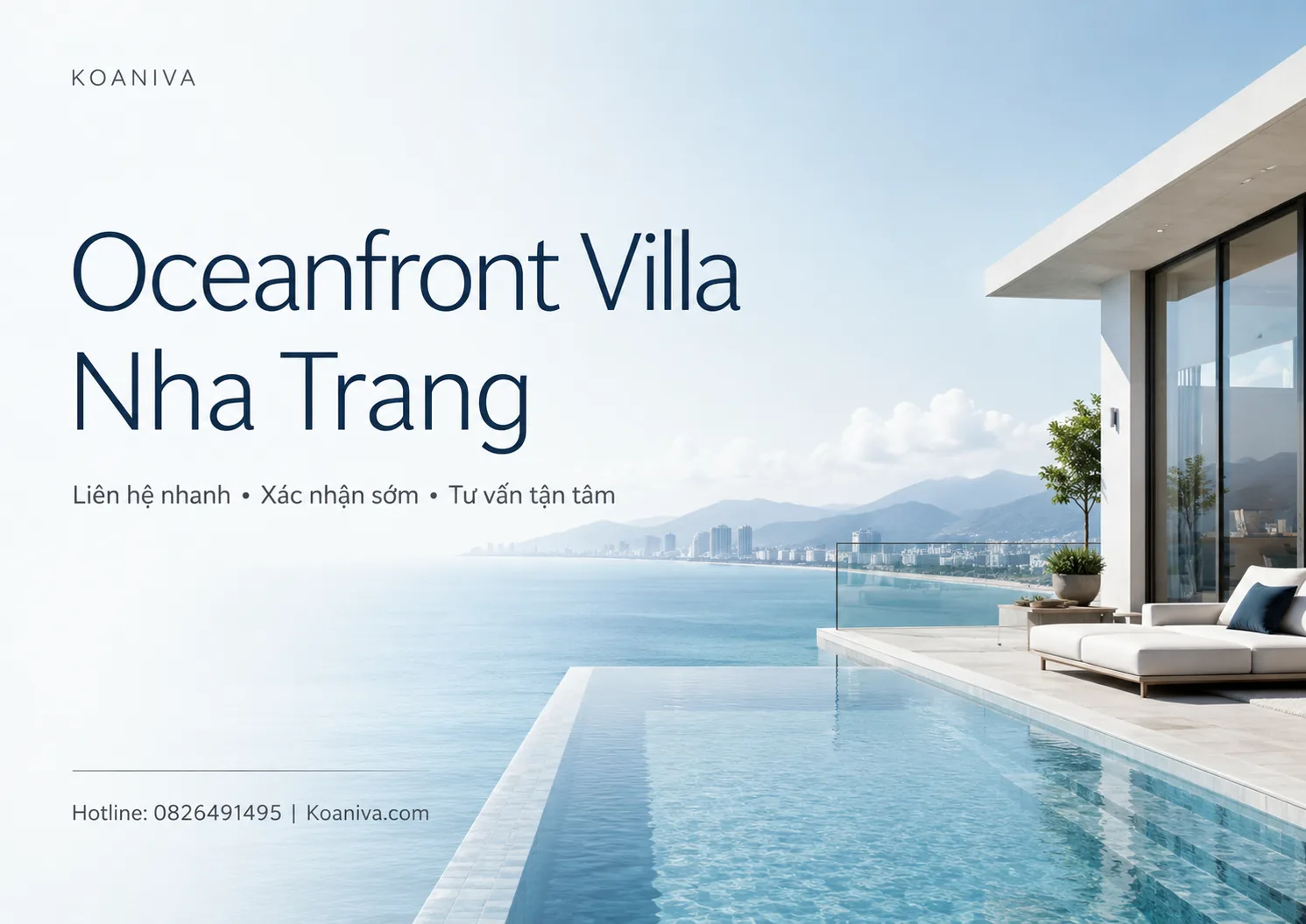 Oceanfront Villa Nha Trang liên hệ Hotline 0826491495