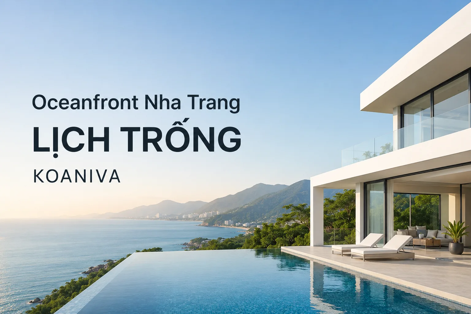 Oceanfront Nha Trang lịch trống: Cách kiểm tra villa nhanh và chính xác