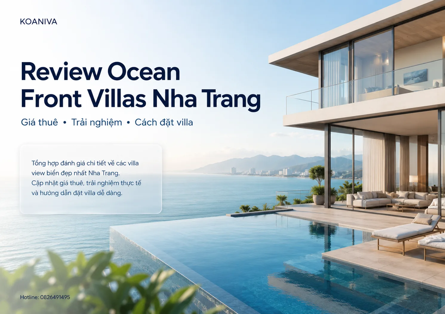 Review Ocean Front Villas Nha Trang: Giá thuê, trải nghiệm và kinh nghiệm đặt villa