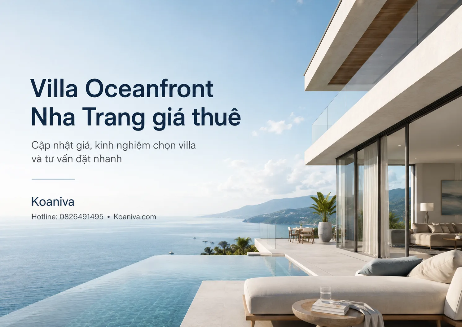  Villa Oceanfront Nha Trang giá thuê: Cập nhật giá và kinh nghiệm đặt villa
