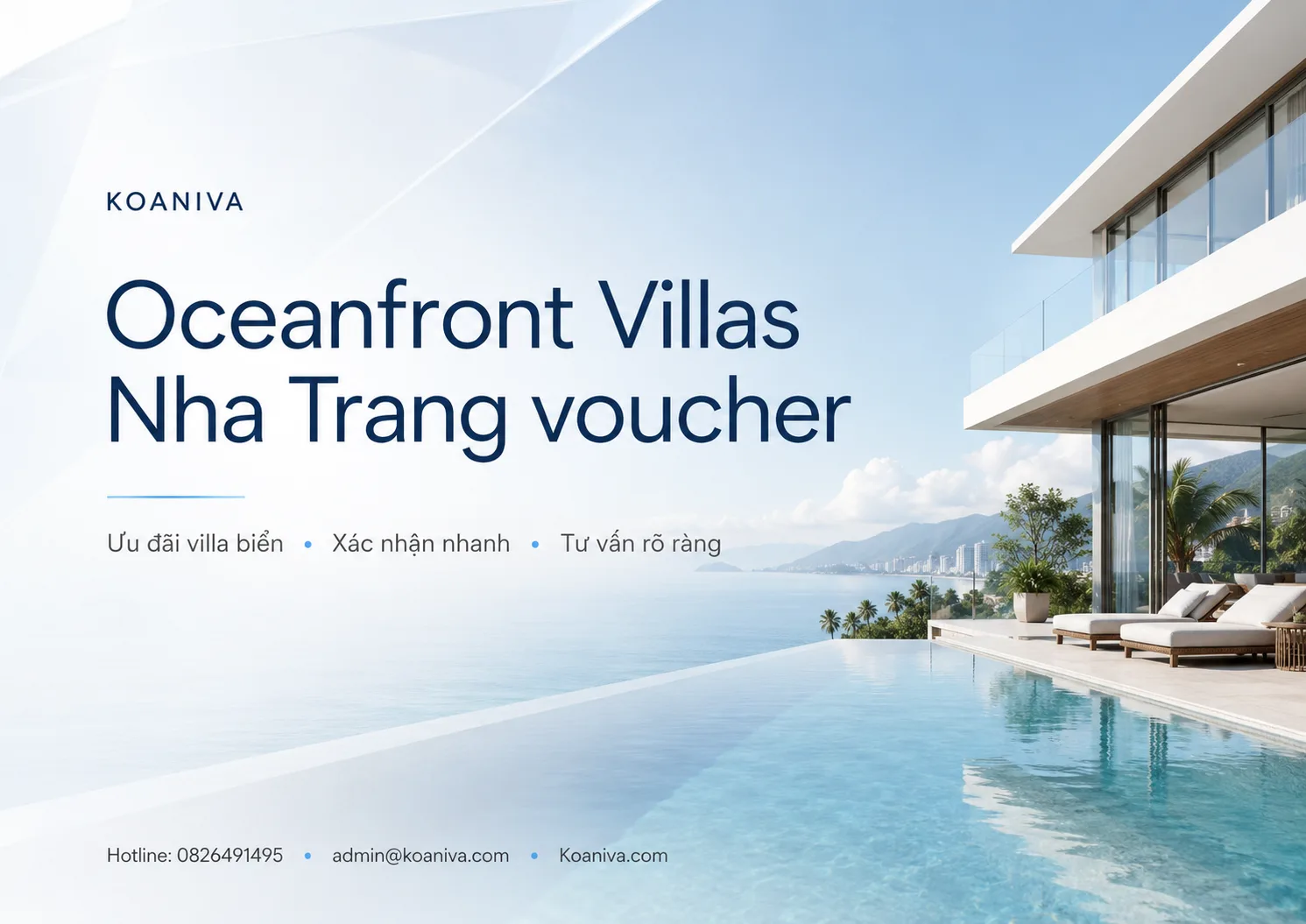 Oceanfront Villas Nha Trang voucher 2026: Cách nhận ưu đãi, chọn đúng villa và đặt phòng an tâm