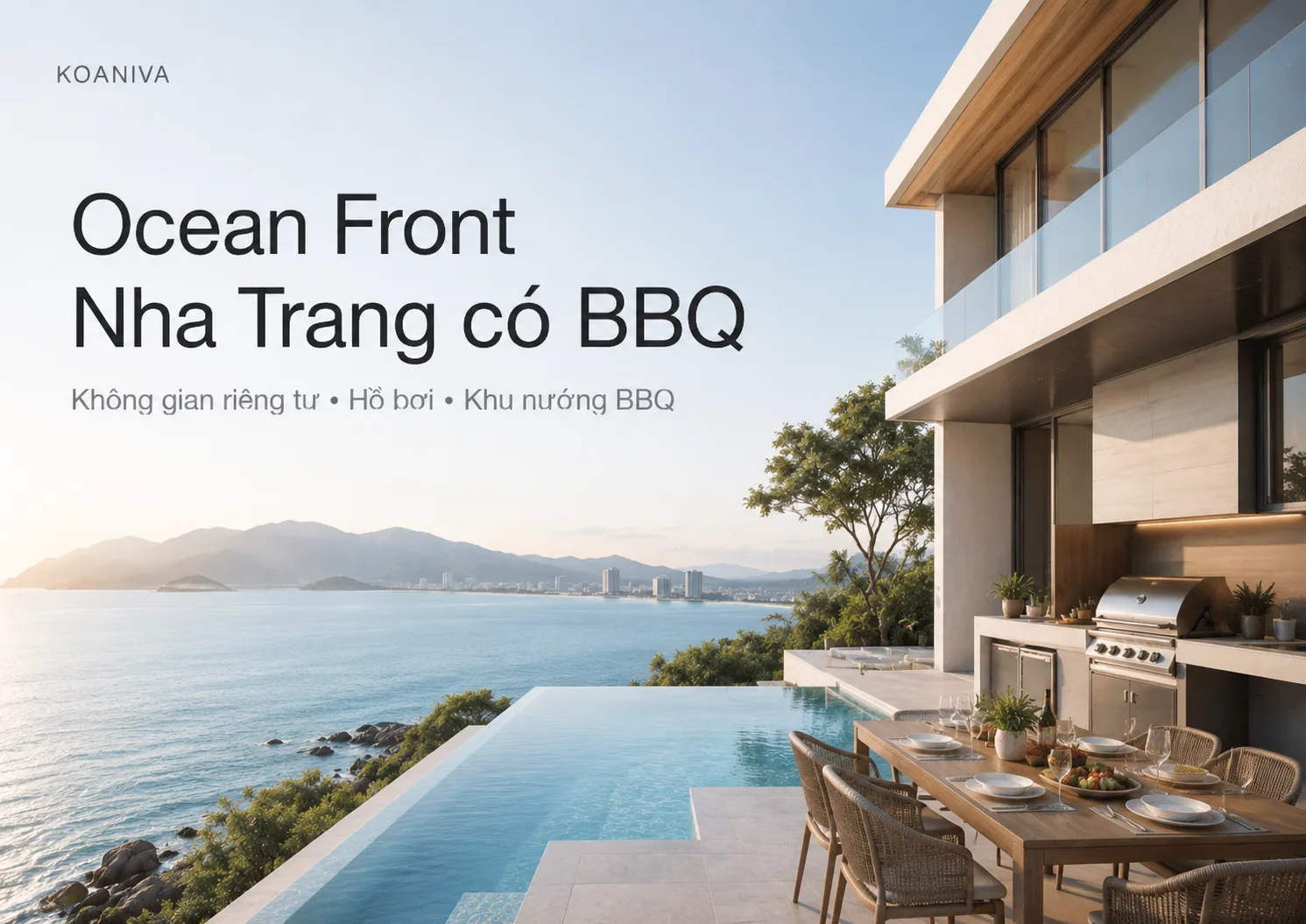 Ocean Front Nha Trang có BBQ không? Kinh nghiệm đặt villa