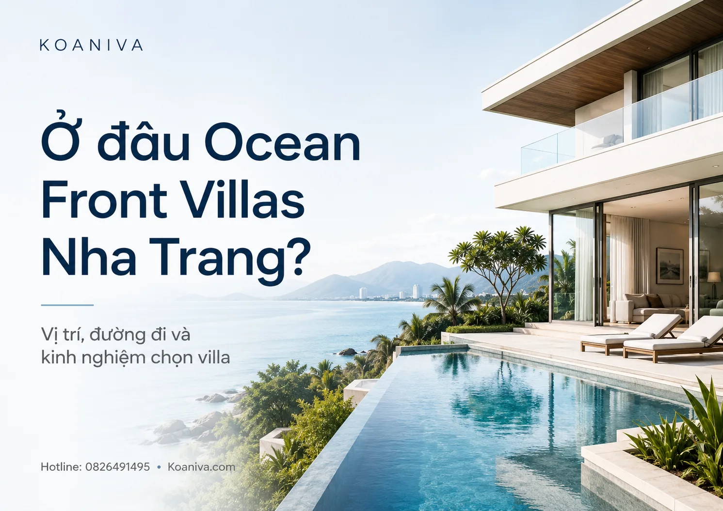 Ở đâu Ocean Front Villas Nha Trang? Vị trí, đường đi và kinh nghiệm đặt villa