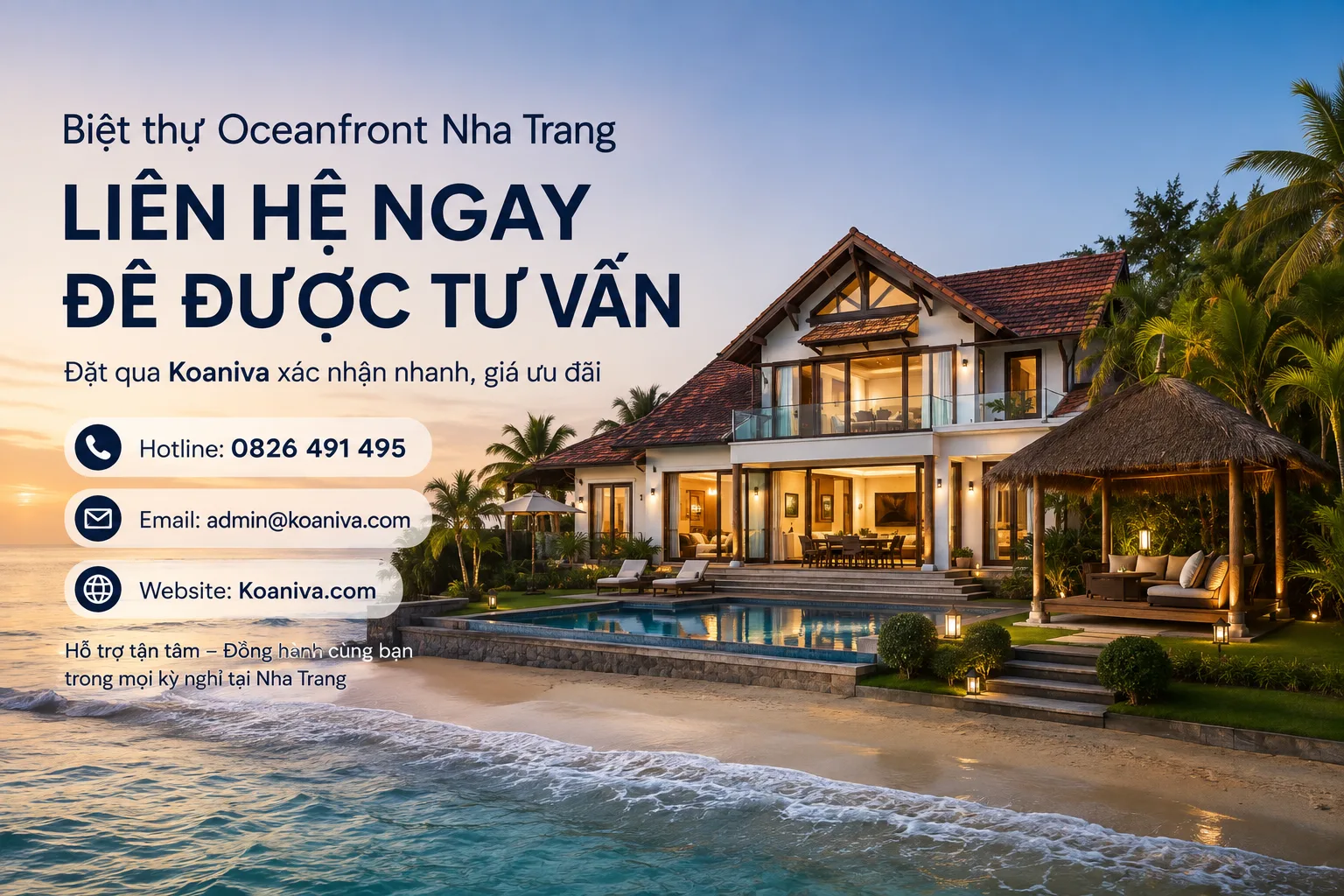 Biệt thự Oceanfront Nha Trang số điện thoại – Vì sao nhiều người tìm kiếm trước khi đặt phòng?