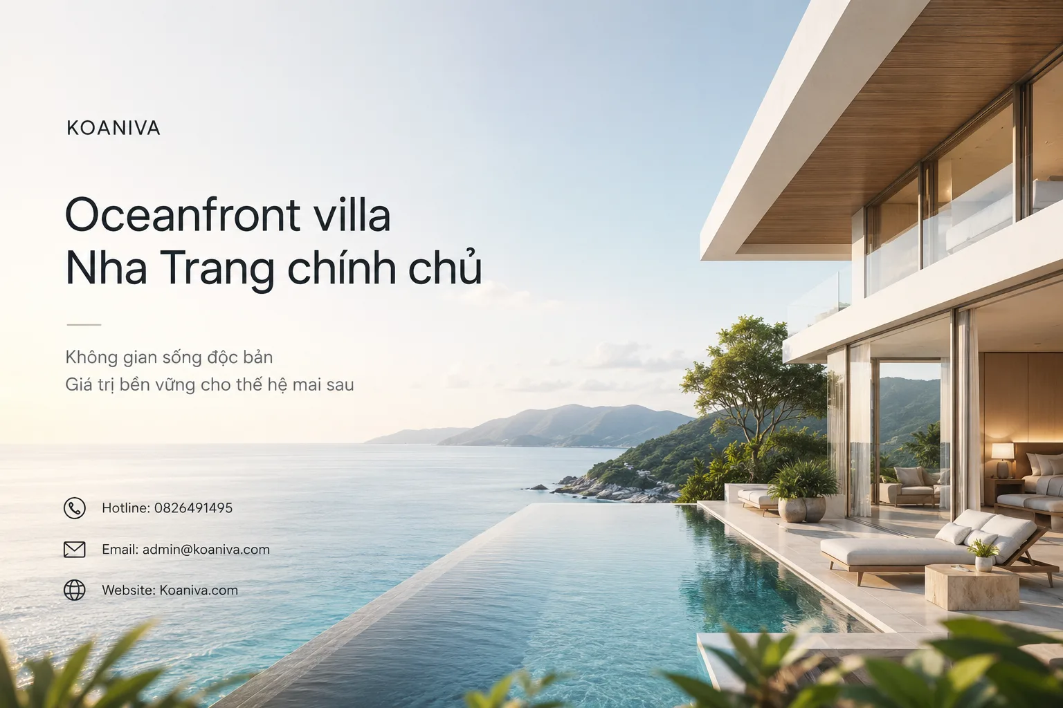 Oceanfront Villa Nha Trang chính chủ: Kinh nghiệm chọn căn, kiểm tra giá và đặt villa an toàn