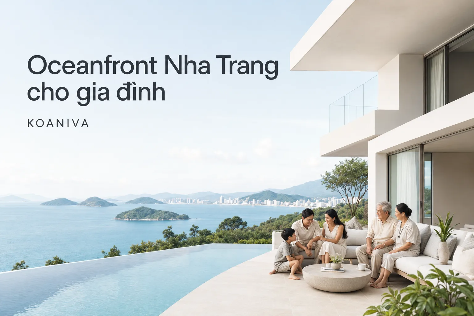 Oceanfront Nha Trang cho gia đình: Không gian riêng để cả nhà thật sự ở bên nhau
