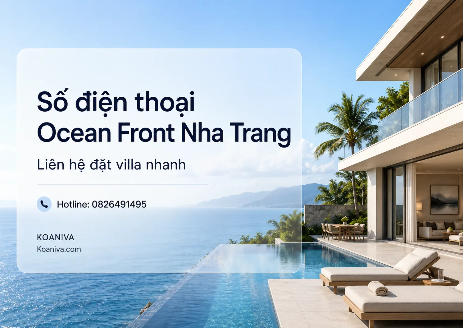 Số điện thoại Ocean Front Nha Trang – Liên hệ đặt villa nhanh