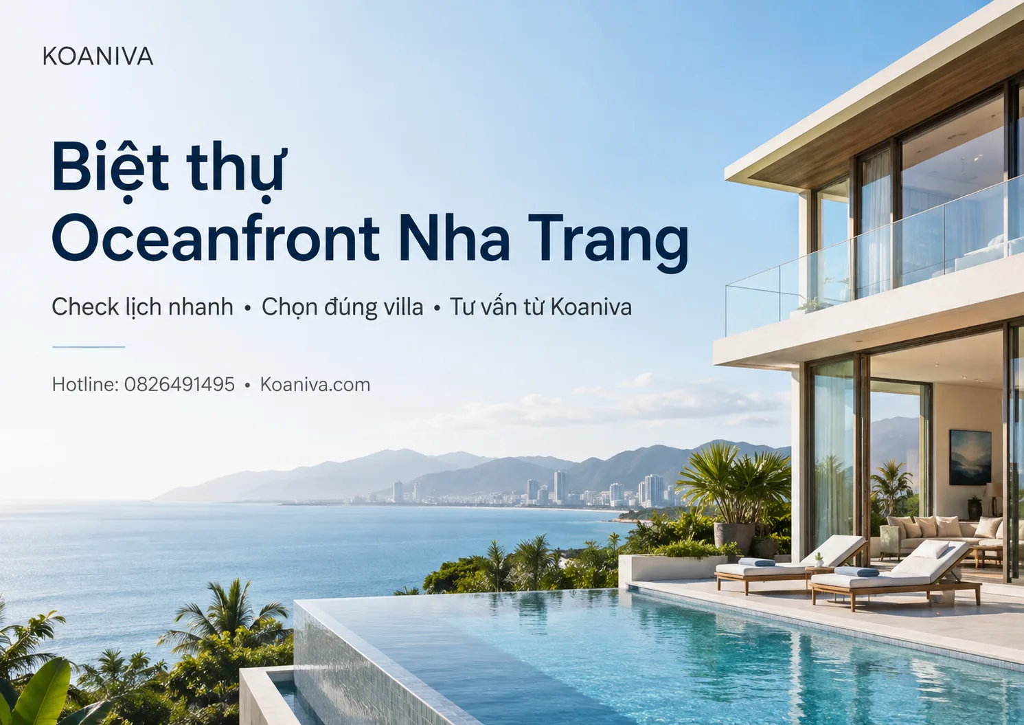 Biệt thự Oceanfront Nha Trang check lịch nhanh | Koaniva