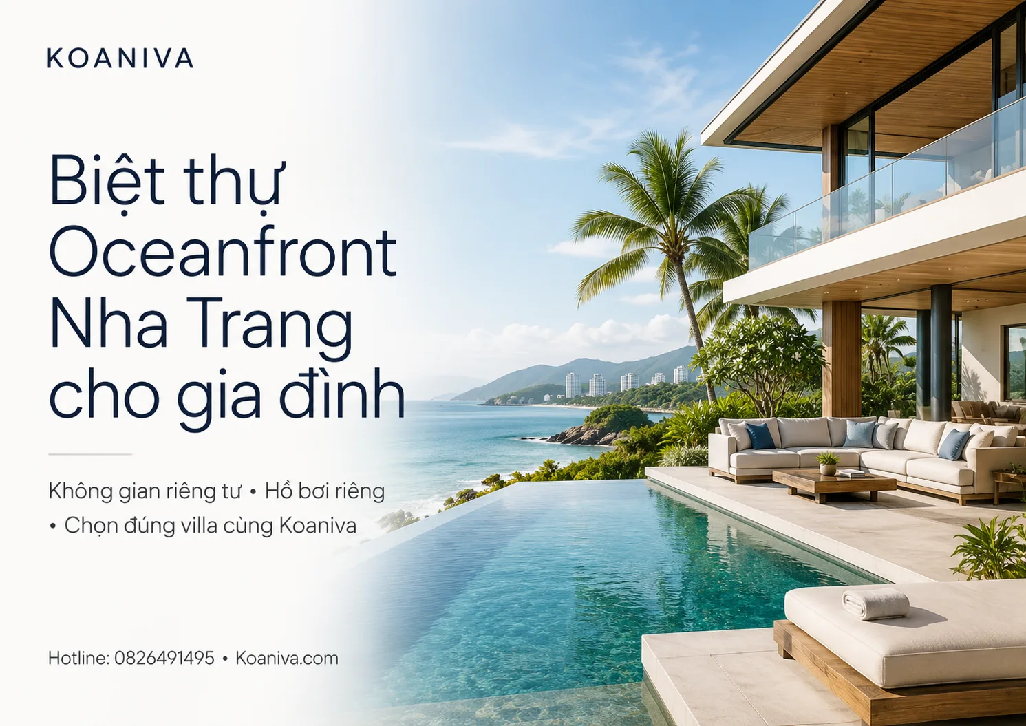 Biệt thự Oceanfront Nha Trang cho gia đình | Koaniva