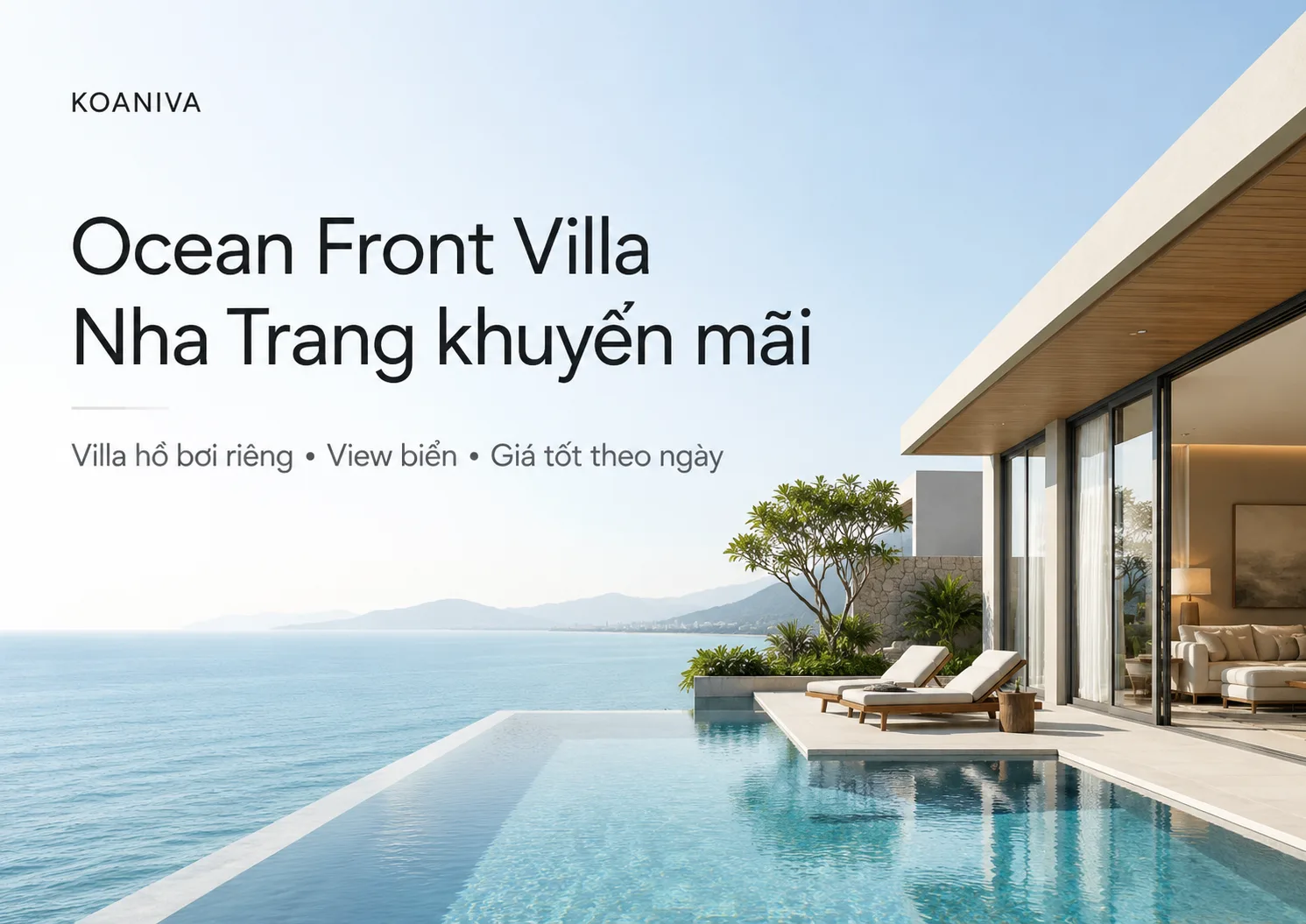 Ocean Front Villa Nha Trang Khuyến Mãi | Đặt Qua Koaniva Giá Tốt
