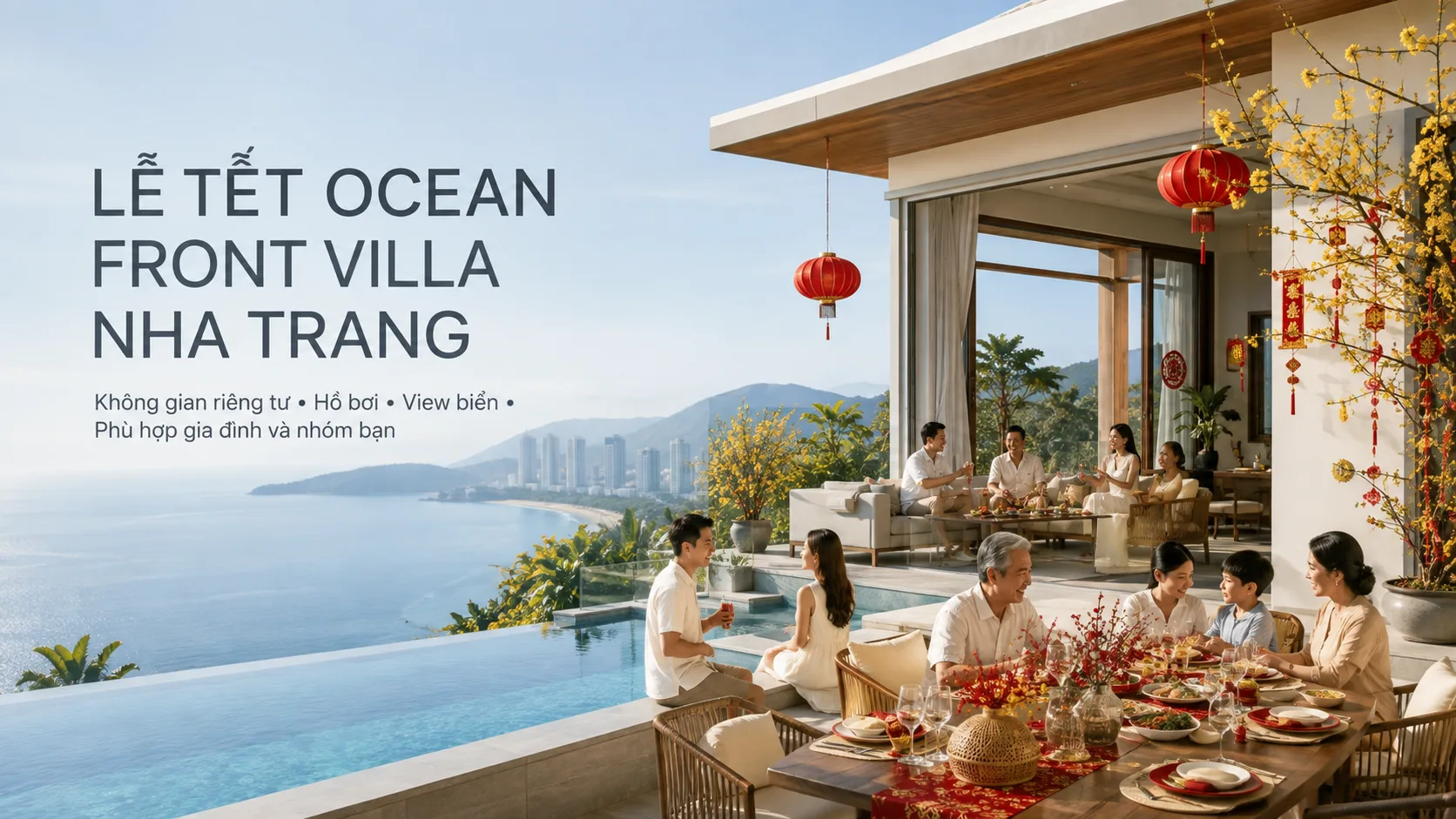 Lễ Tết Ocean Front villa Nha Trang