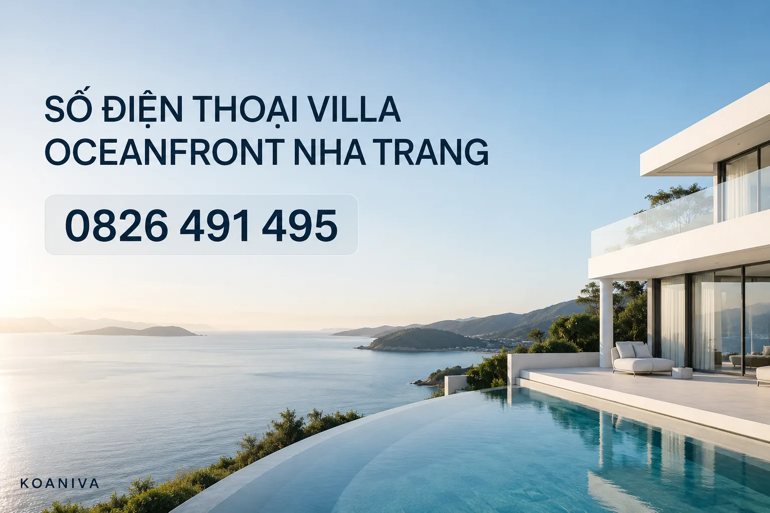 Số điện thoại villa Oceanfront Nha Trang – Liên hệ tư vấn và check lịch nhanh