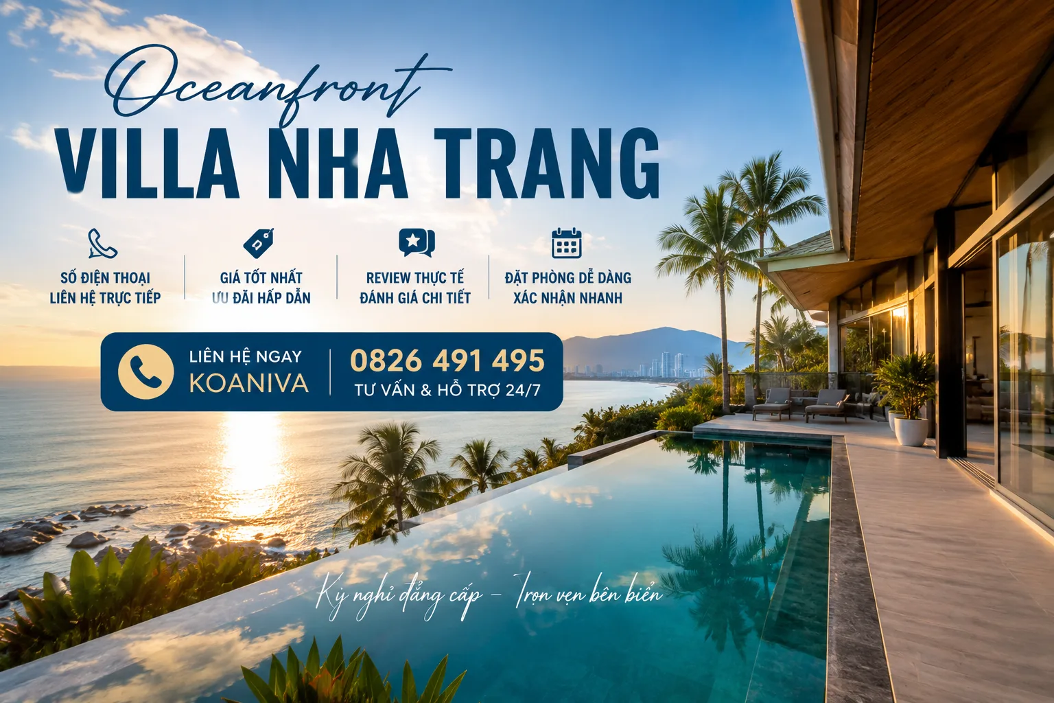 Oceanfront villa Nha Trang số điện thoại: Cách liên hệ và kiểm tra trước khi đặt