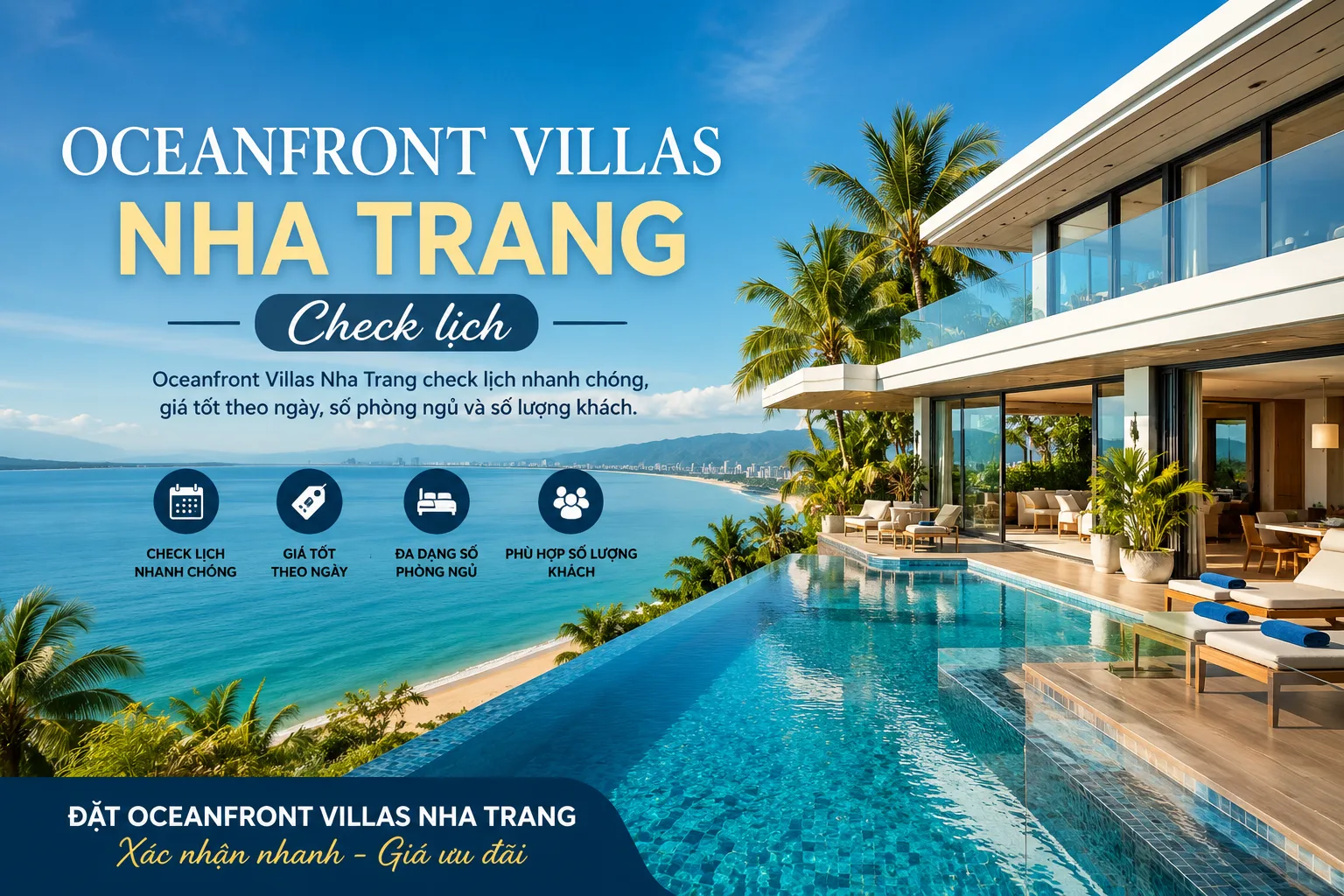 Oceanfront Villas Nha Trang check lịch