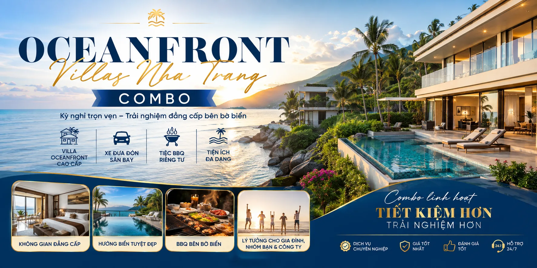 Oceanfront Villas Nha Trang combo