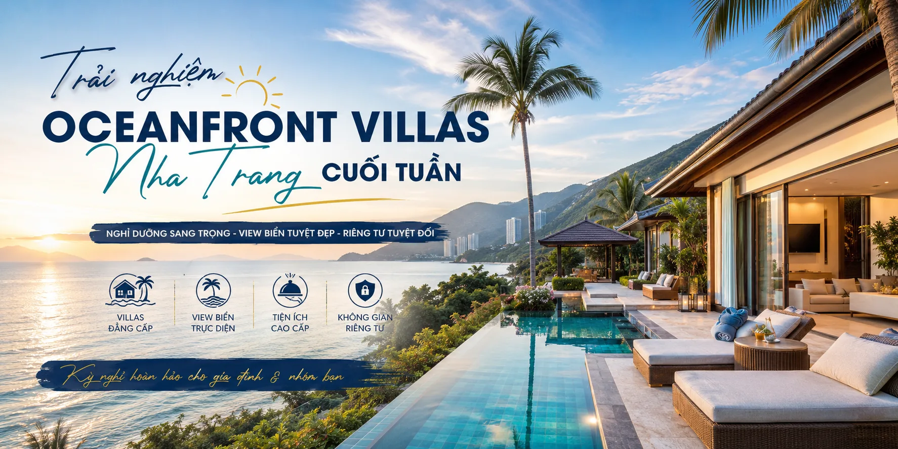 Oceanfront Villas Nha Trang cuối tuần