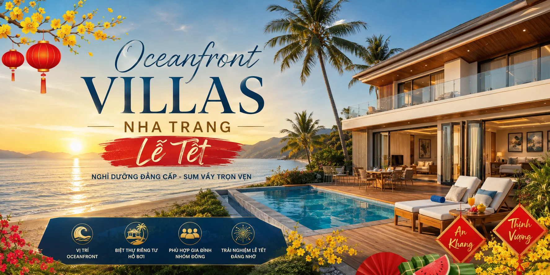 Oceanfront Villas Nha Trang lễ tết
