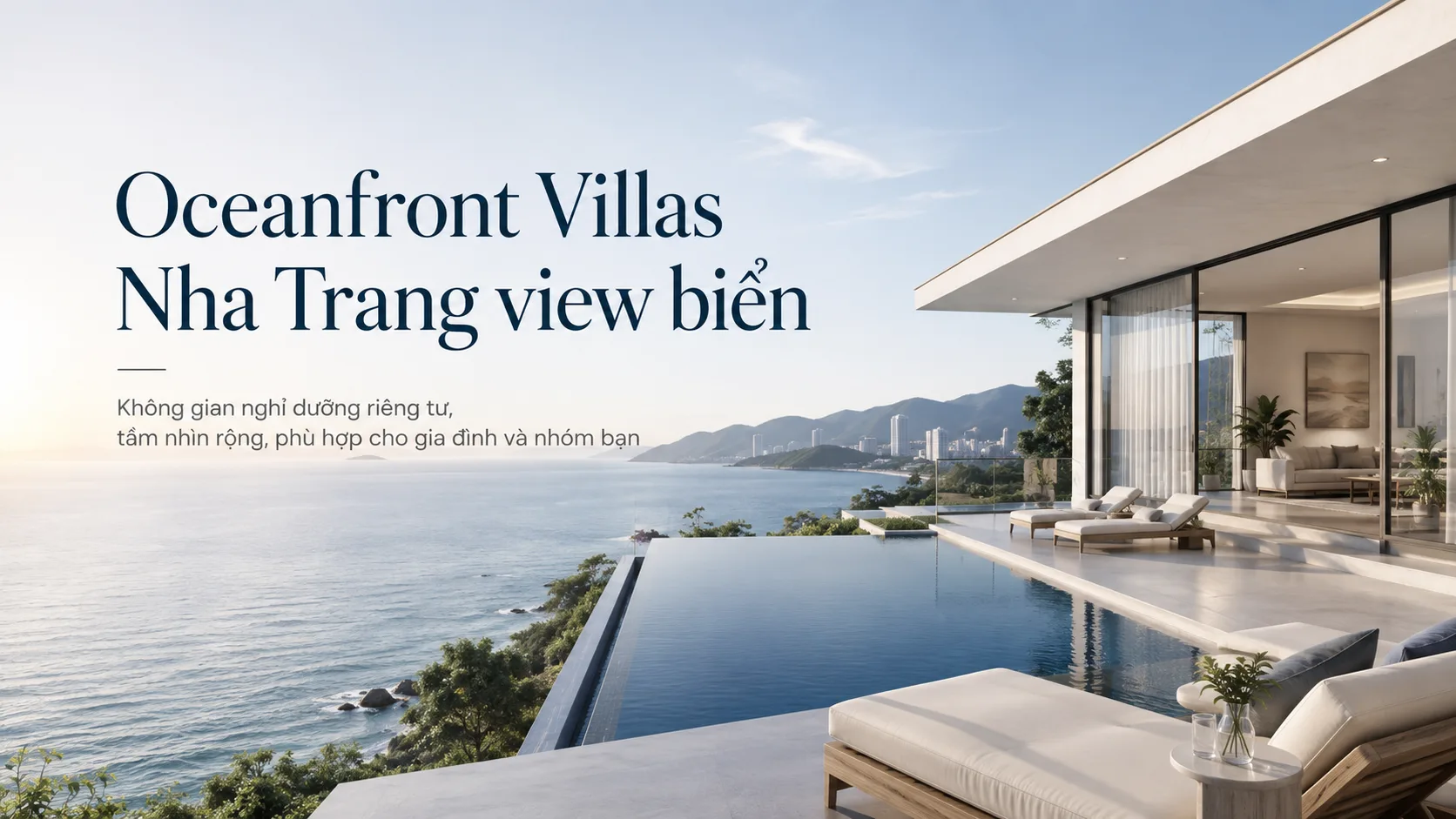 Oceanfront Villas Nha Trang view biển