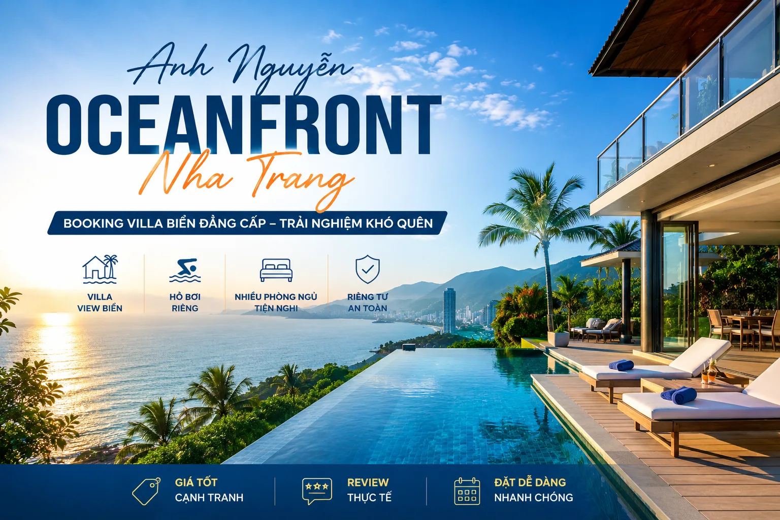 Anh Nguyễn Oceanfront Nha Trang booking: kinh nghiệm chọn villa, xem giá và đặt đúng căn