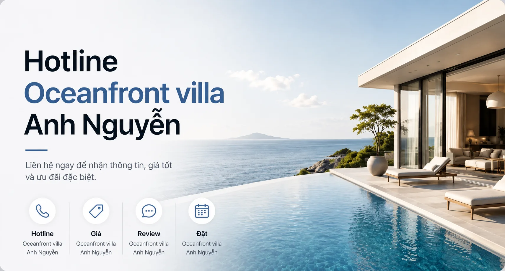 Hotline Oceanfront villa Anh Nguyễn