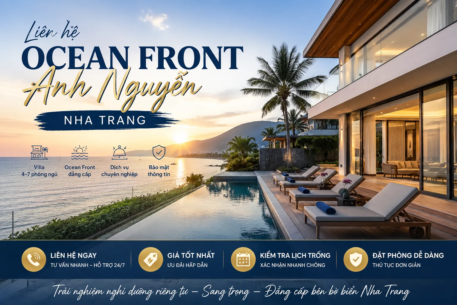 Liên hệ Ocean Front Anh Nguyễn Nha Trang