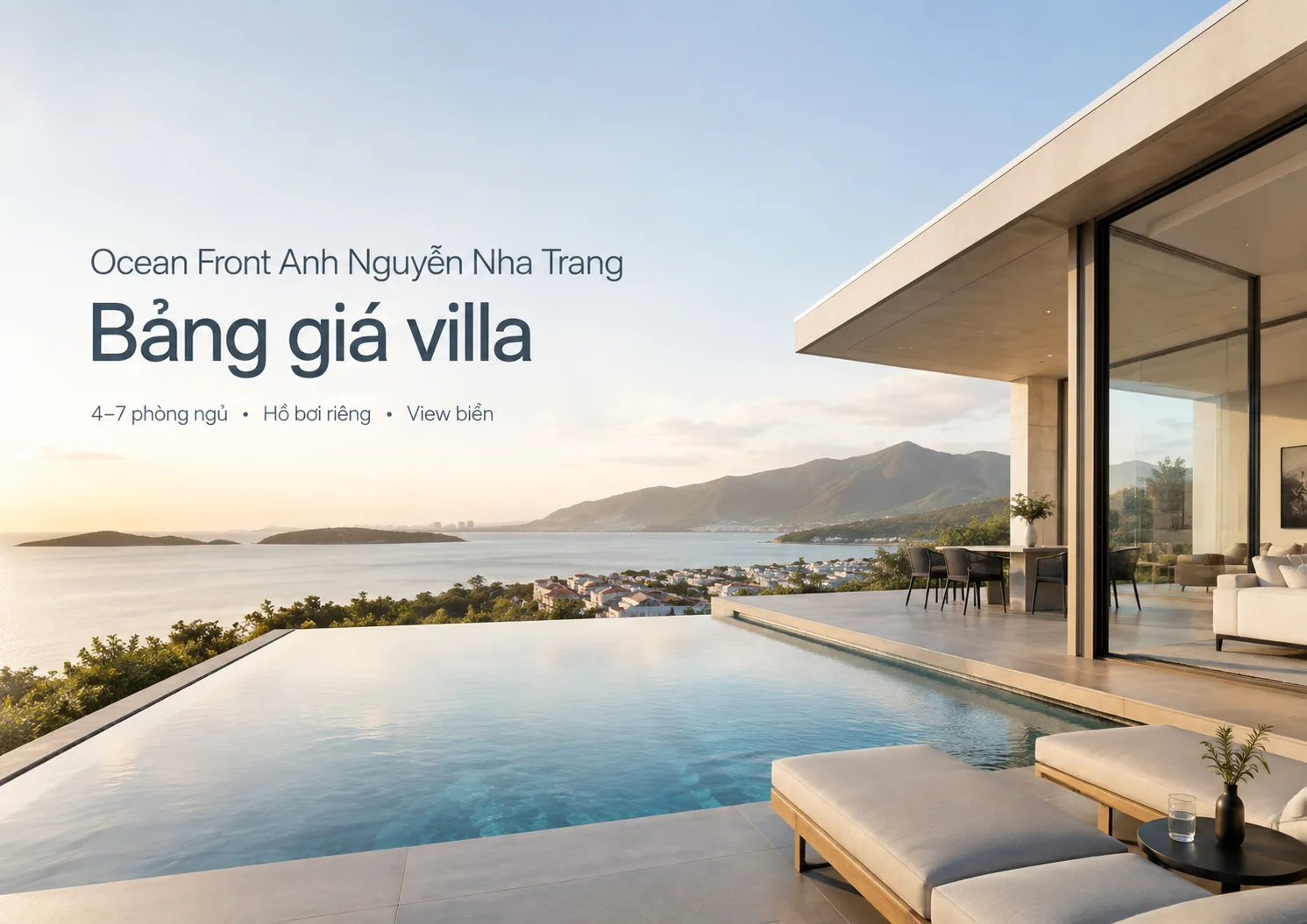 Ocean Front Anh Nguyễn Nha Trang bảng giá