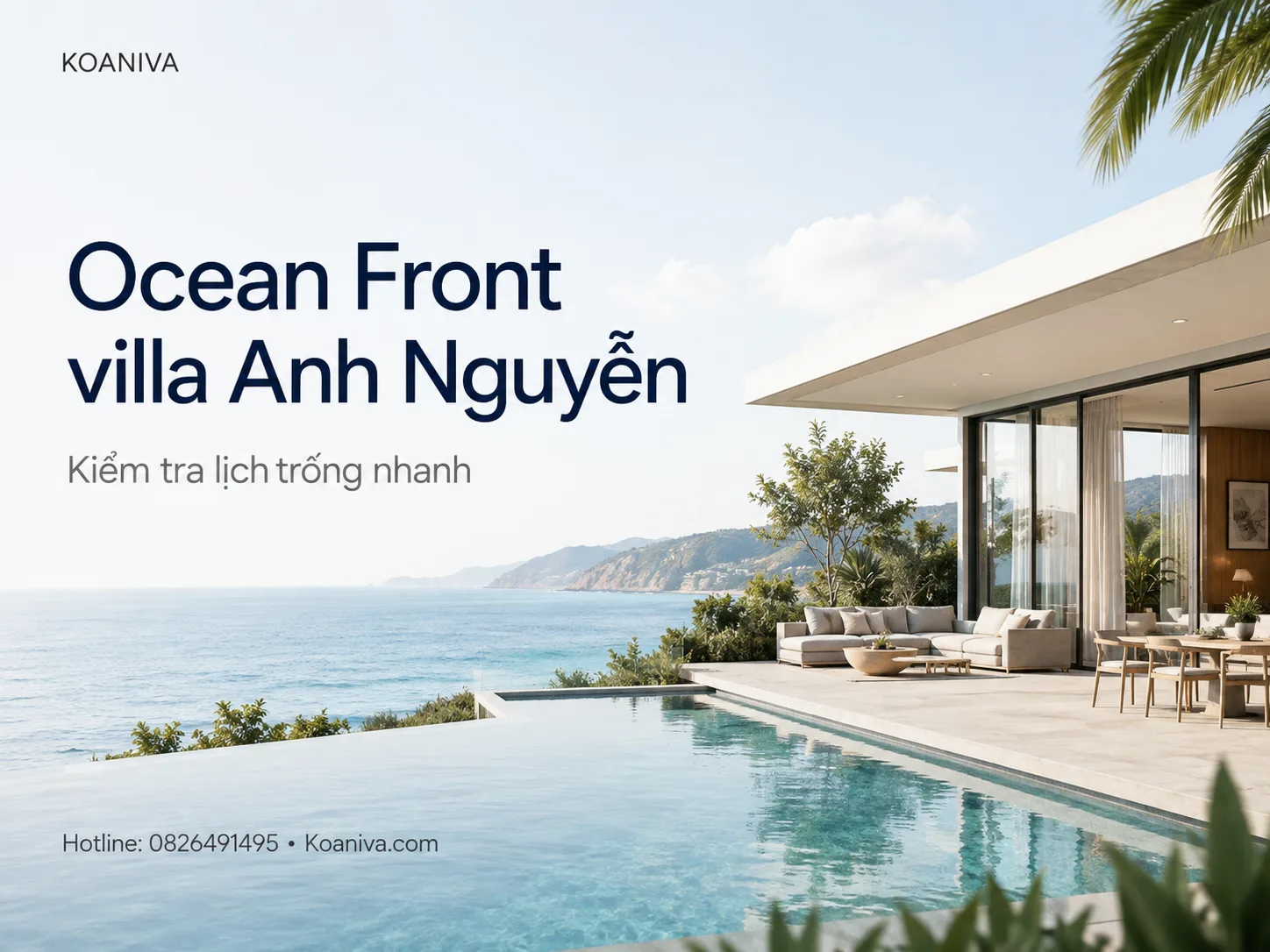 Ocean Front villa Anh Nguyễn lịch trống – Kiểm tra căn còn phòng nhanh | Koaniva