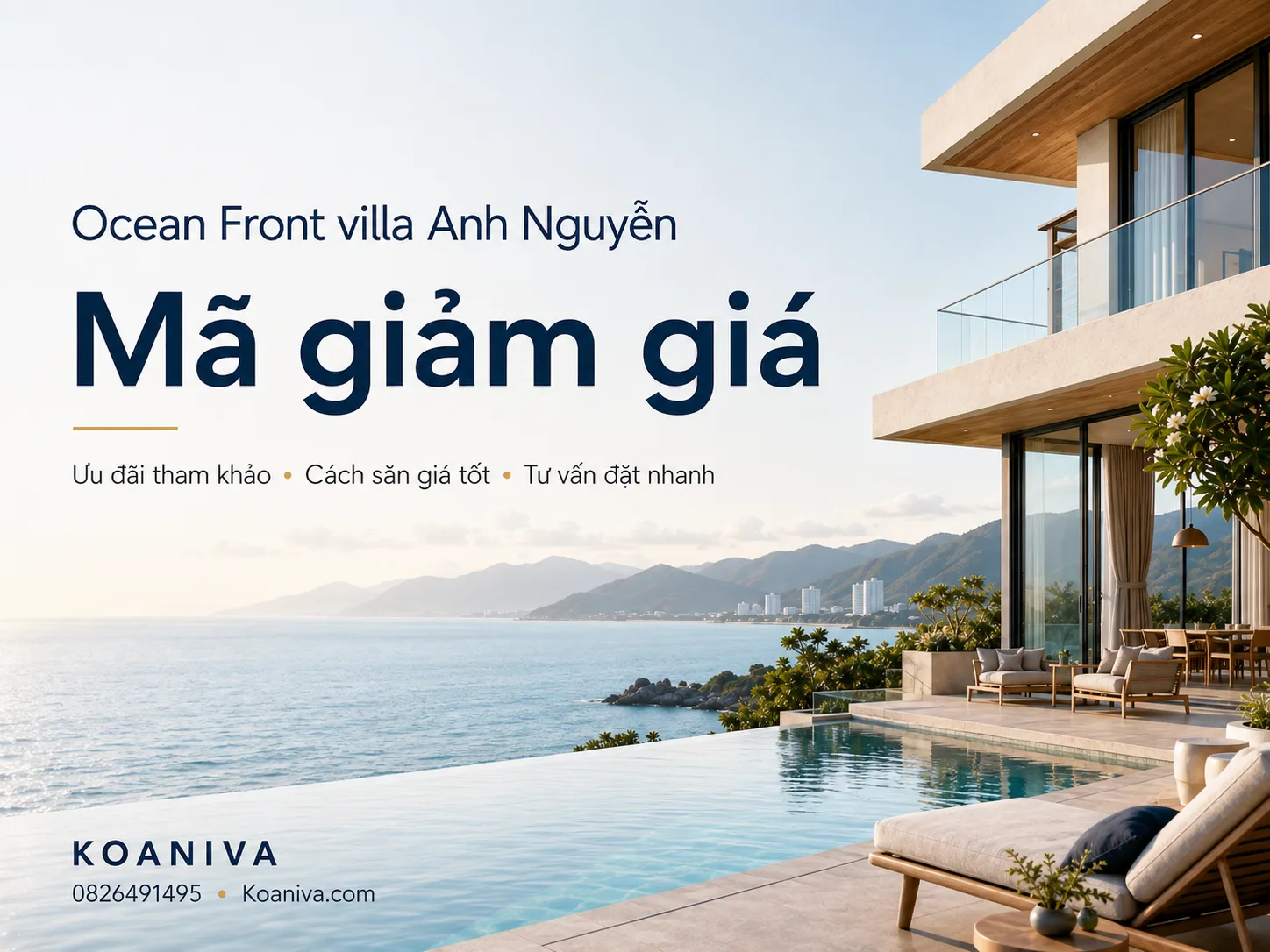 Ocean Front Villa Anh Nguyễn Mã Giảm Giá 2026 | Koaniva