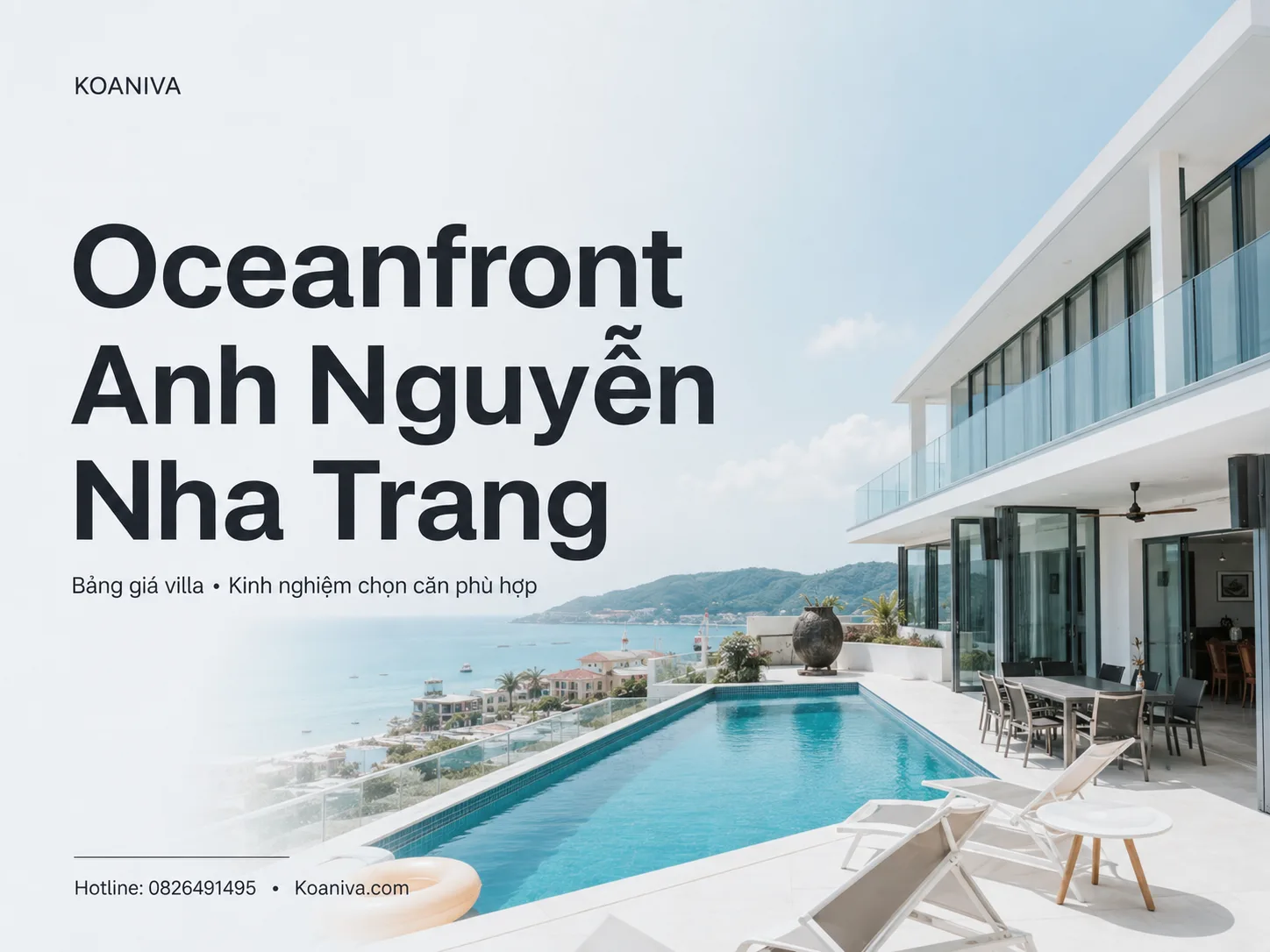 Oceanfront Anh Nguyễn Nha Trang bảng giá 2026: Giá villa, chi phí & kinh nghiệm đặt