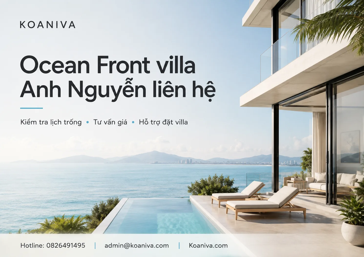 Ocean Front Villa Anh Nguyễn Liên Hệ | Hotline Koaniva