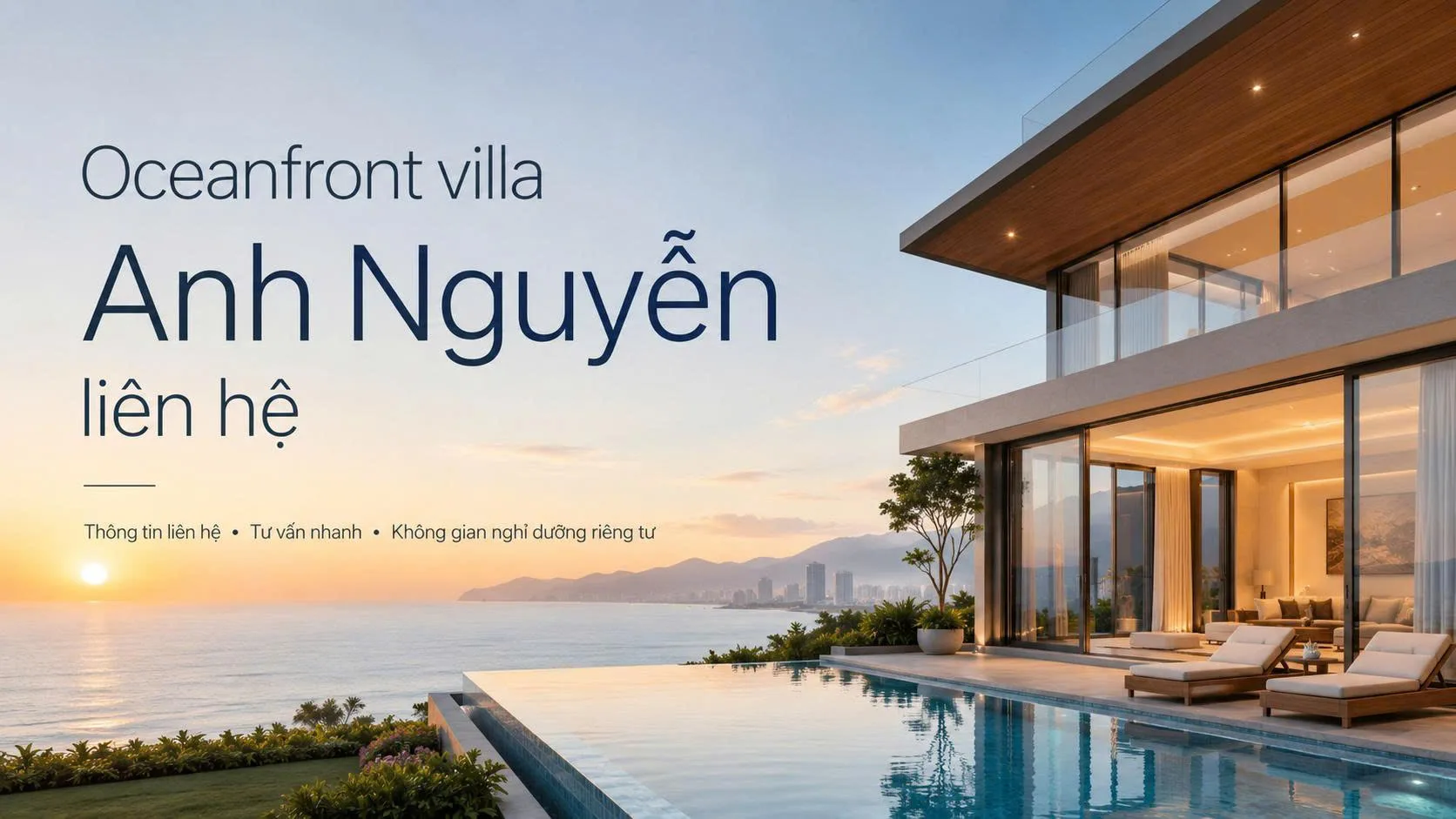 Oceanfront villa Anh Nguyễn liên hệ: Cách hỏi giá, kiểm tra villa và đặt đúng căn