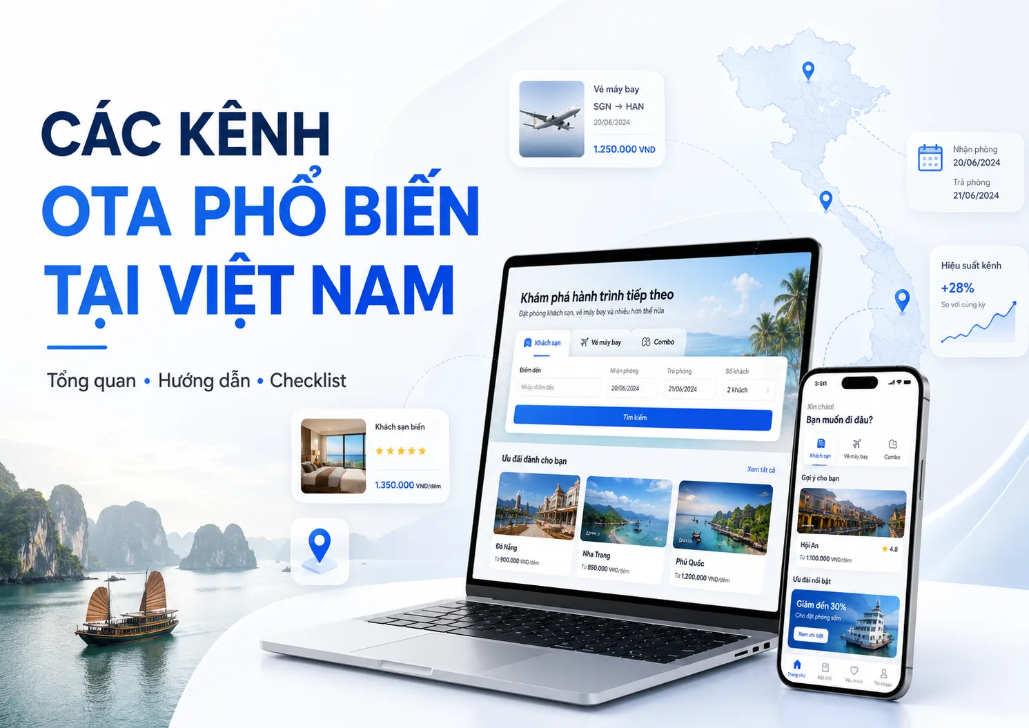 Các kênh OTA phổ biến tại Việt Nam: tổng quan, cách chọn và checklist vận hành