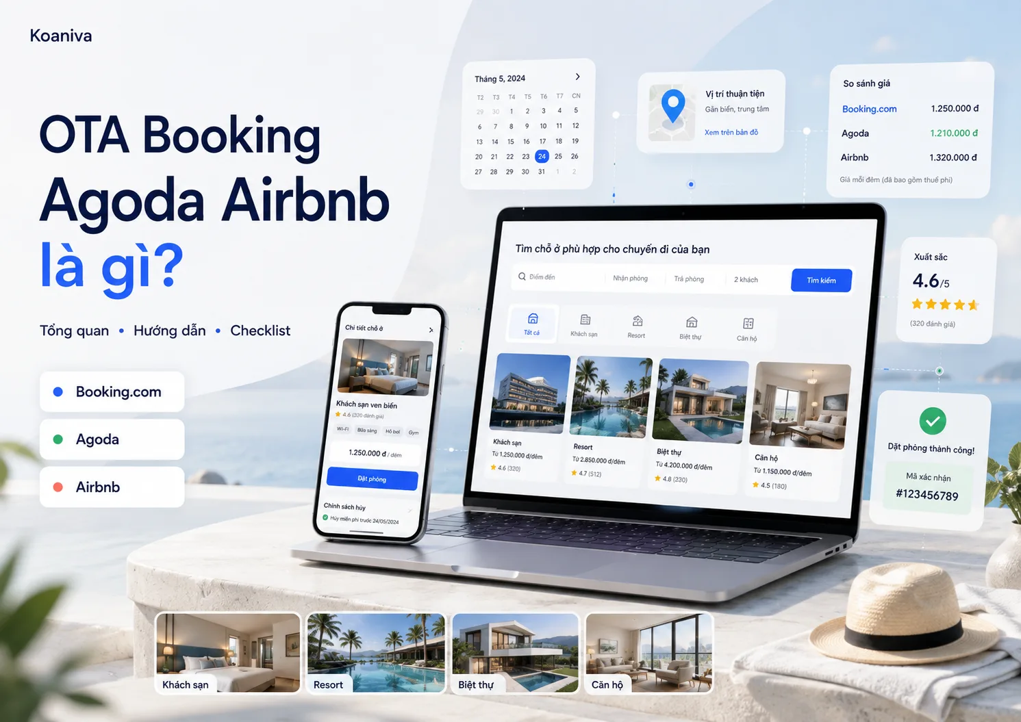 OTA Booking Agoda Airbnb là gì? Tổng quan, hướng dẫn và checklist cần biết
