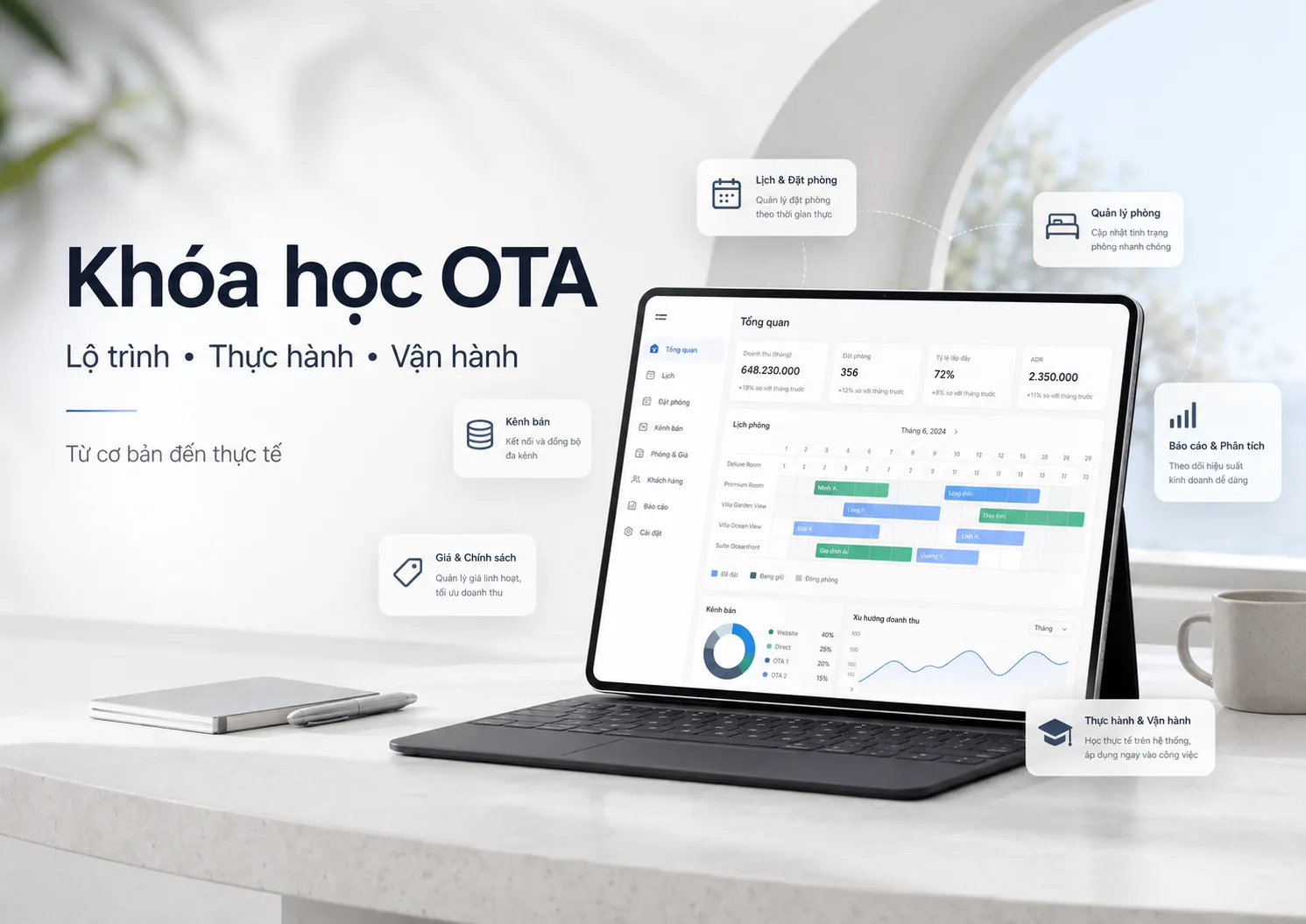 Khóa học OTA: Lộ trình học, thực hành và cách vận hành OTA từ cơ bản đến thực tế