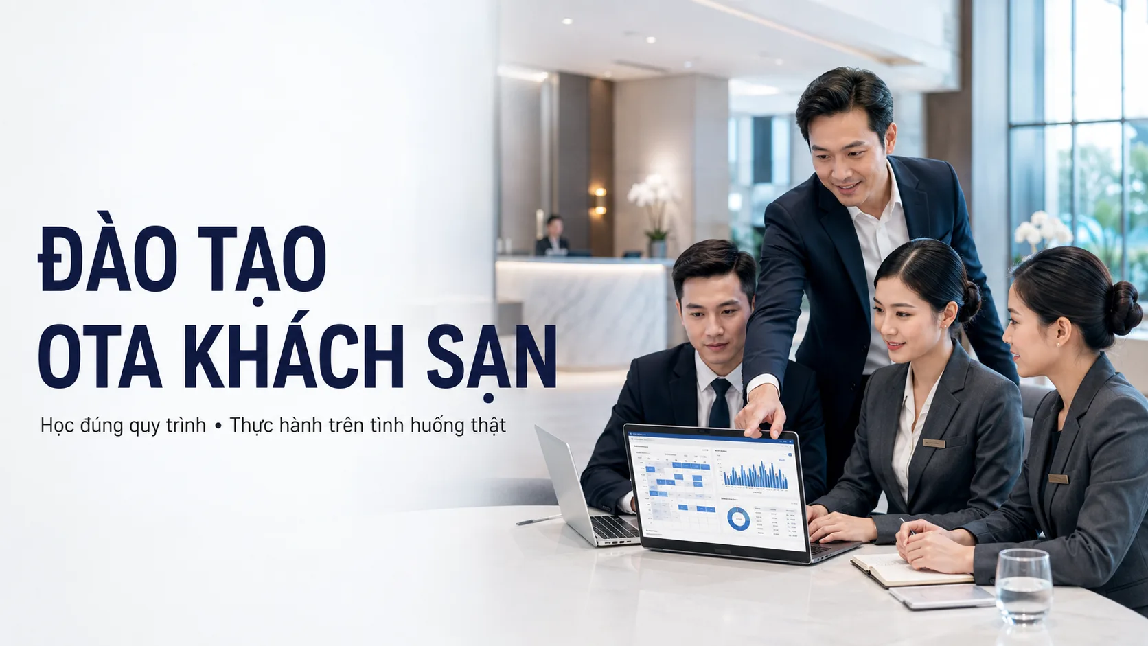 Đào tạo OTA khách sạn: Lộ trình học và thực hành vận hành hiệu quả