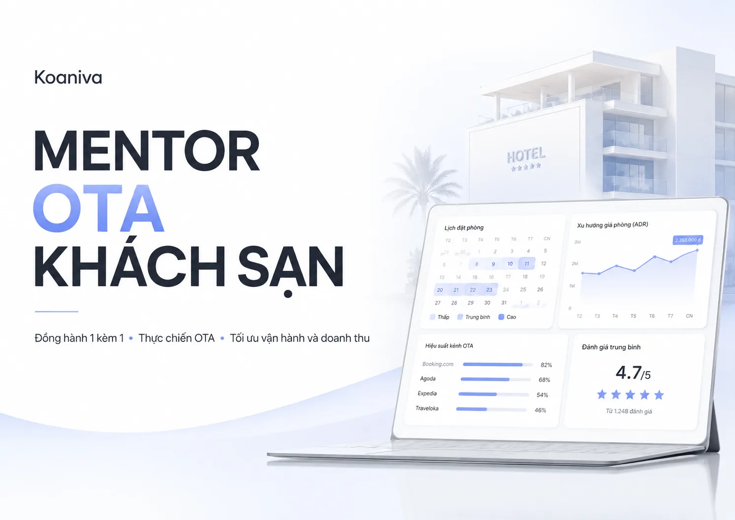 Mentor OTA Khách Sạn 1 Kèm 1: Học OTA Thực Chiến | Koaniva