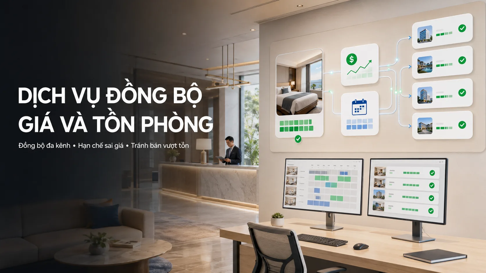 Dịch vụ đồng bộ giá và tồn phòng: Chiến lược, checklist và KPI vận hành