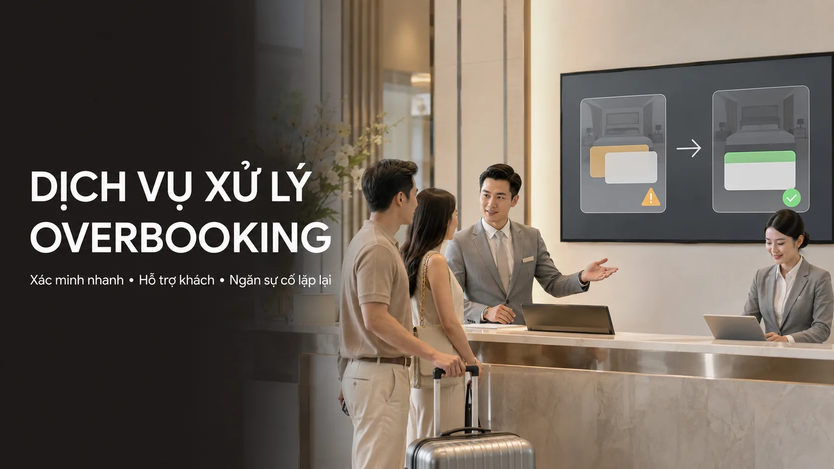 Dịch vụ xử lý overbooking: Quy trình, hướng dẫn và checklist thực tế