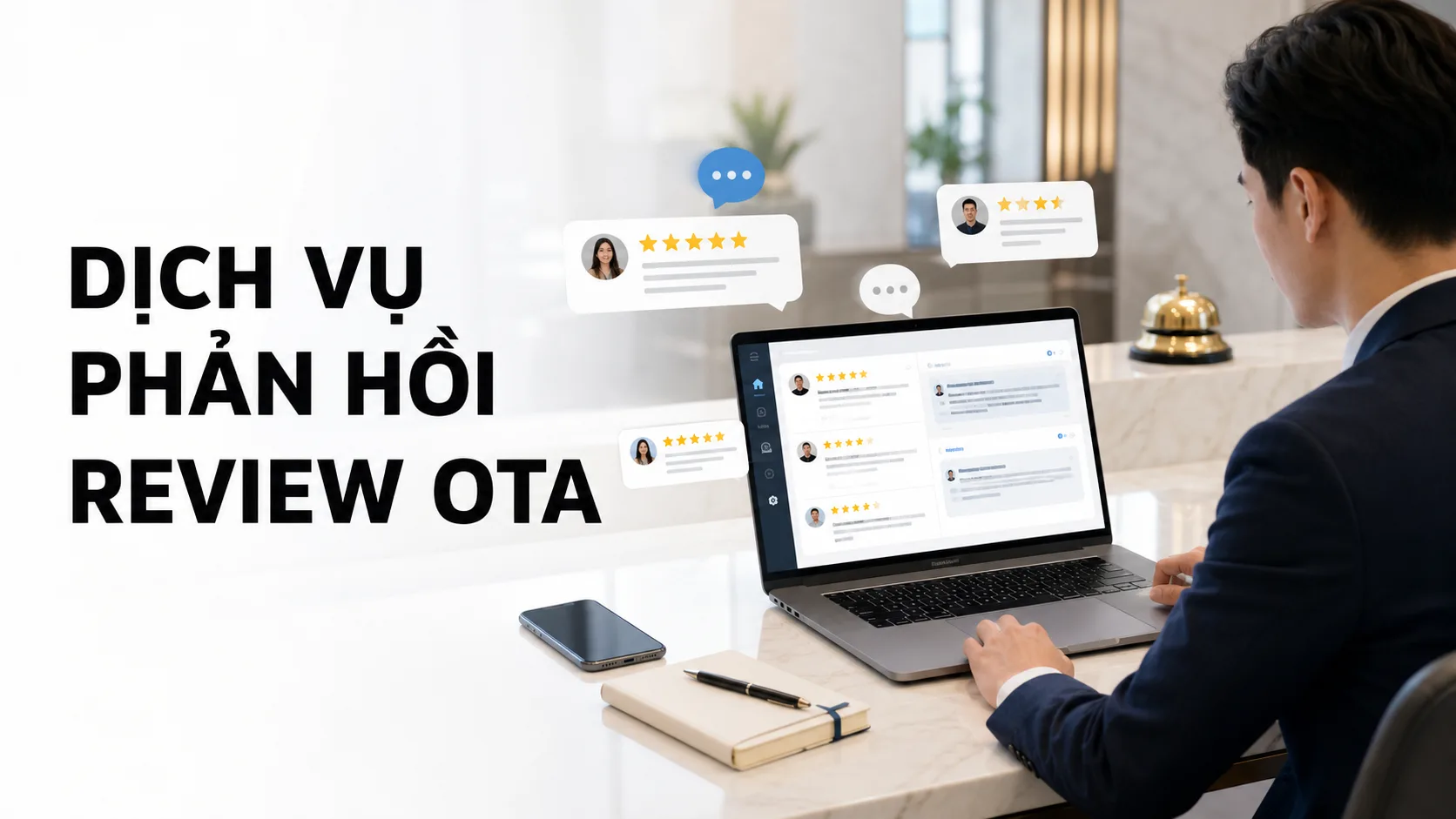 Dịch vụ phản hồi review OTA chuyên nghiệp cho khách sạn, villa và homestay
