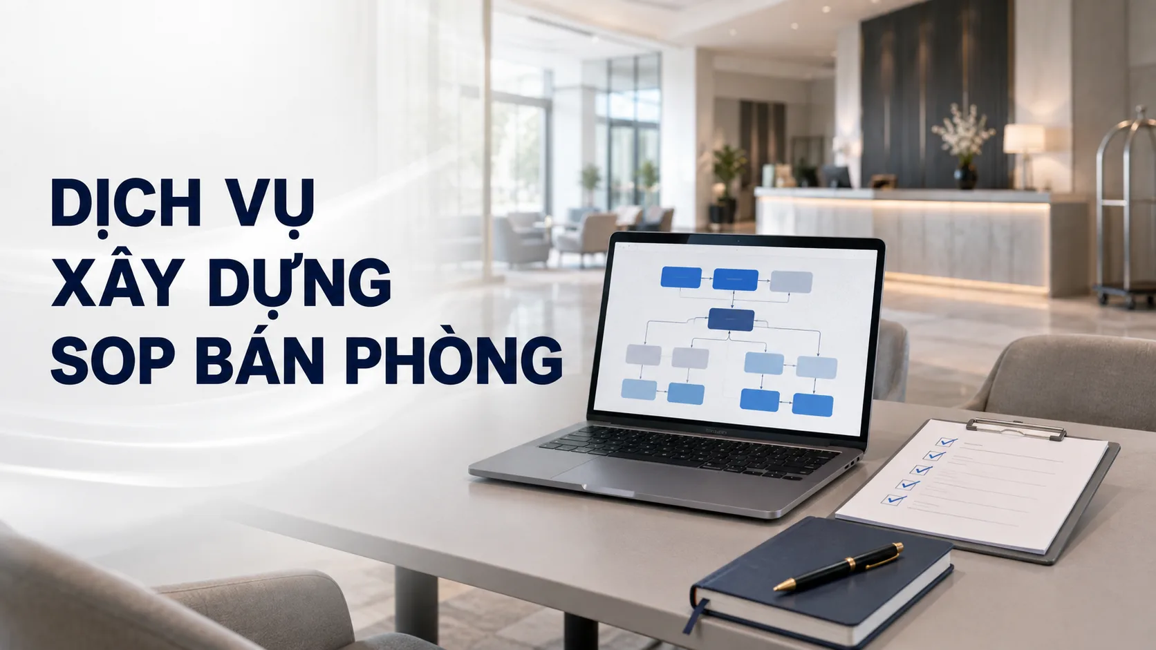 Dịch vụ xây dựng SOP bán phòng rõ trách nhiệm, dễ triển khai và kiểm soát