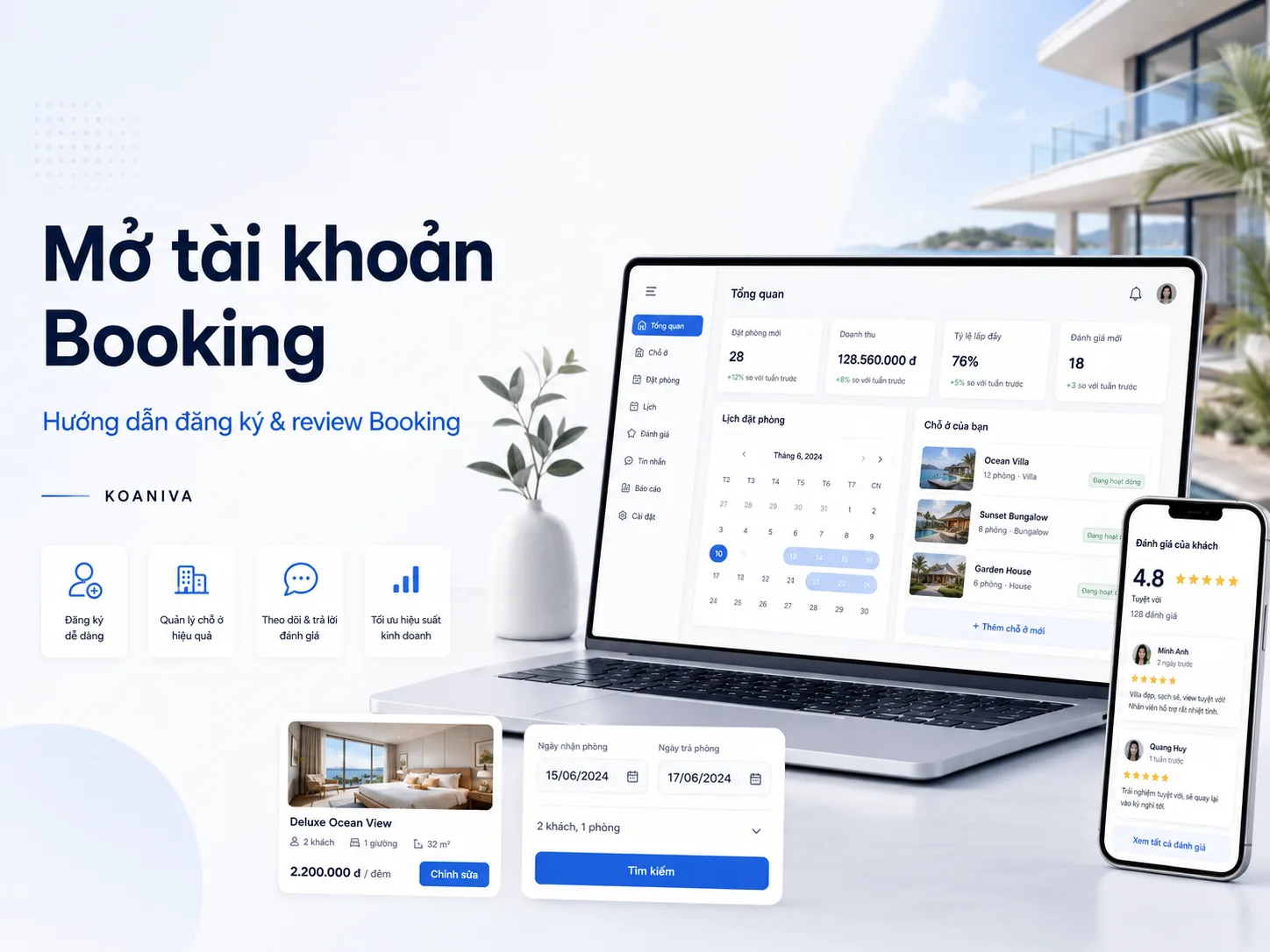 Mở tài khoản Booking: Hướng dẫn đăng ký và xây review hiệu quả