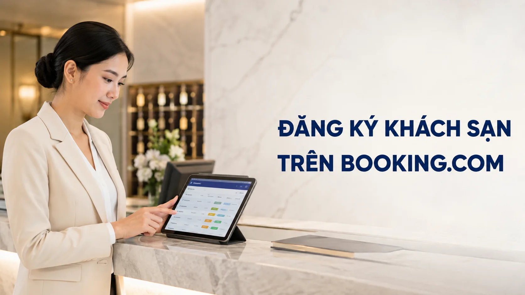 Mở tài khoản Booking: Hướng dẫn đăng ký khách sạn trên Booking.com