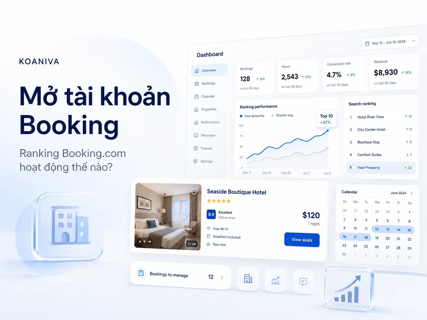 Mở tài khoản Booking và ranking Booking.com hoạt động thế nào? Hướng dẫn tối ưu từ A–Z