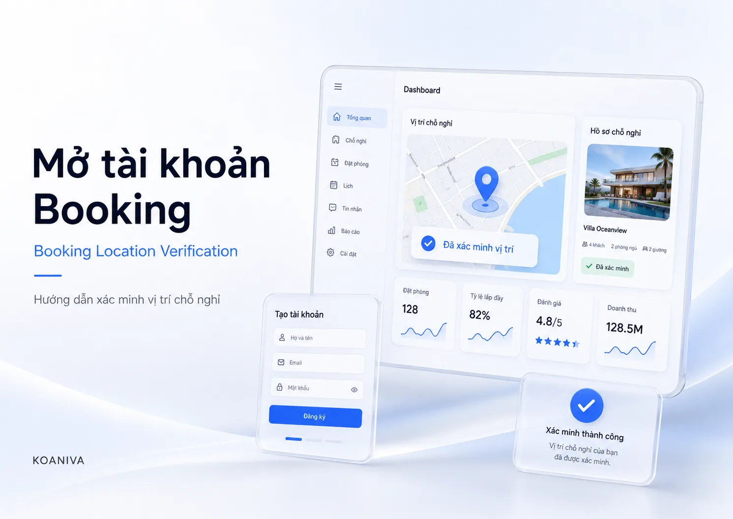 Mở tài khoản Booking và Booking Location Verification: Hướng dẫn xác minh vị trí chỗ nghỉ