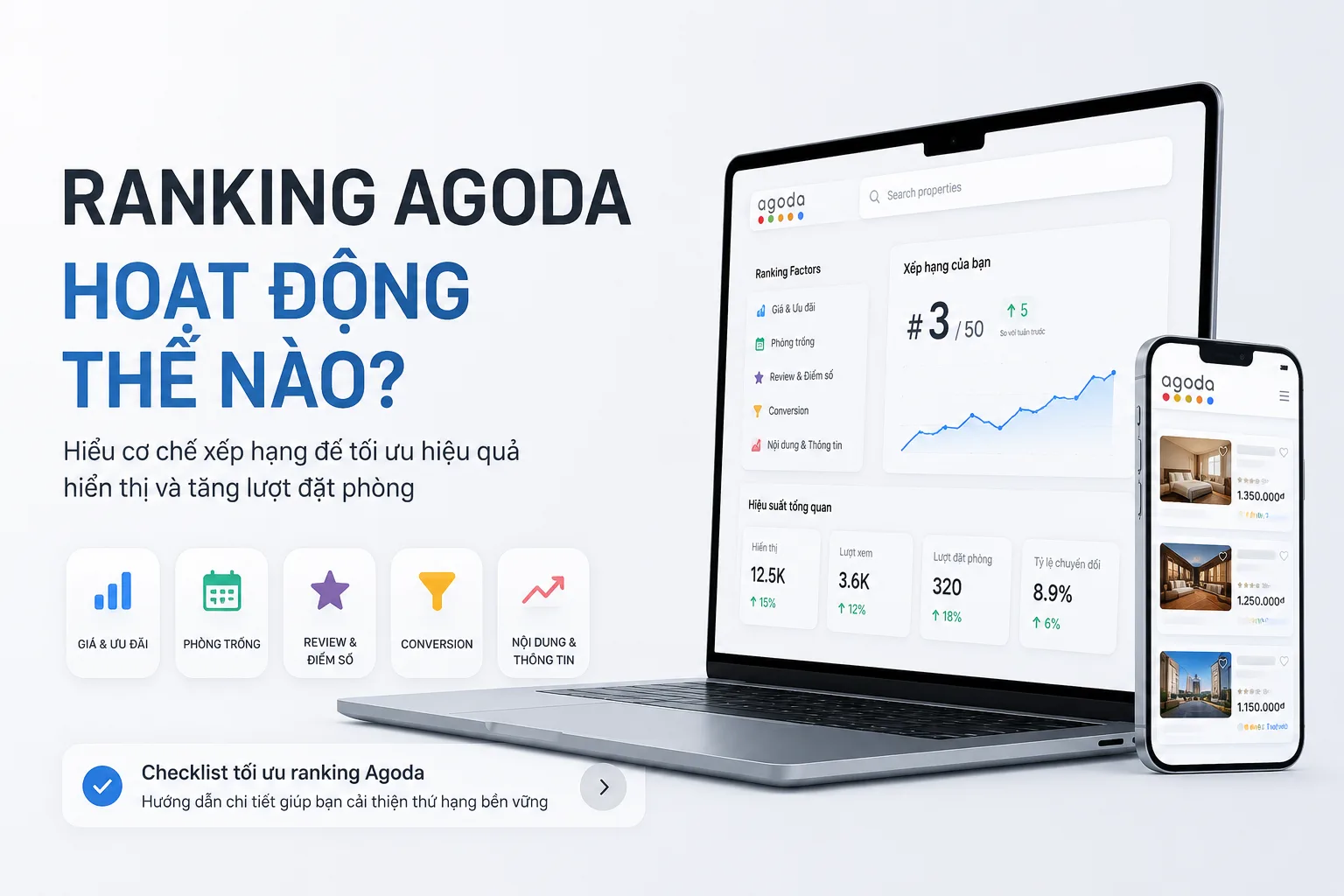 Ranking Agoda Hoạt Động Thế Nào? Cách Tối Ưu Thứ Hạng Hiệu Quả