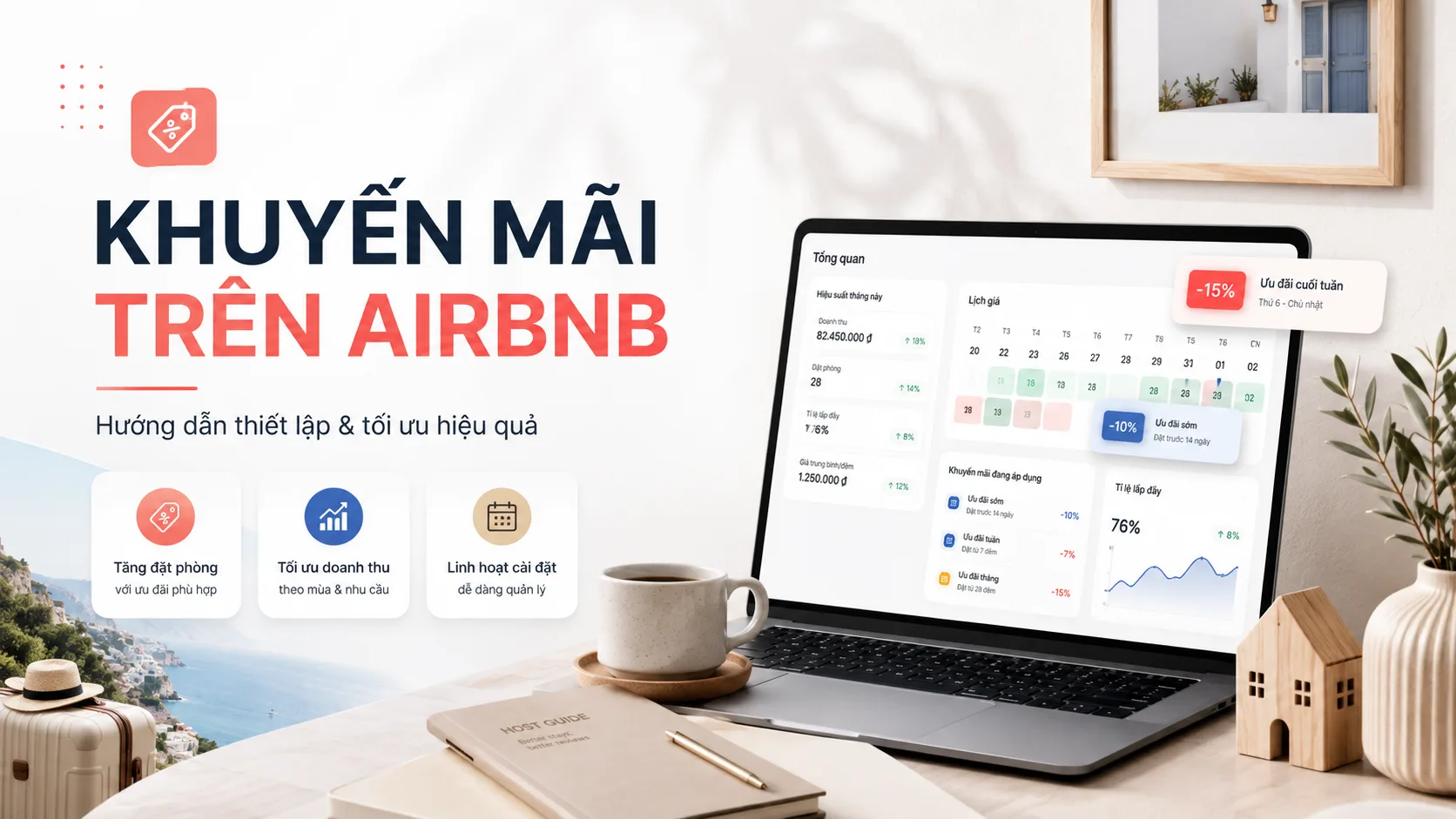 Khuyến mãi trên Airbnb: Hướng dẫn thiết lập và tối ưu hiệu quả